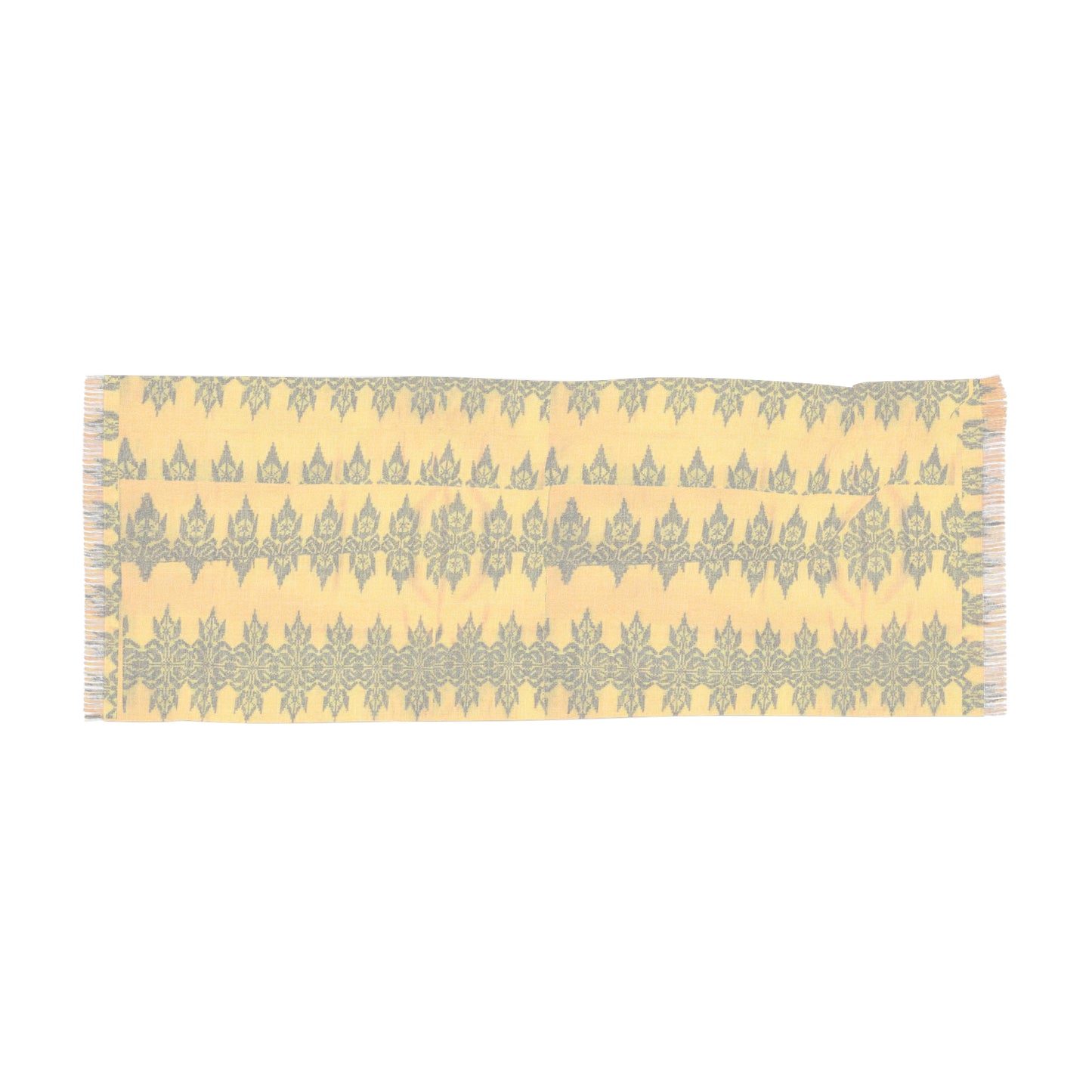 Philippines Filipino Batik inspired Light Scarf | Mindanao batik inspired Crisply PRINTED One sided scarf