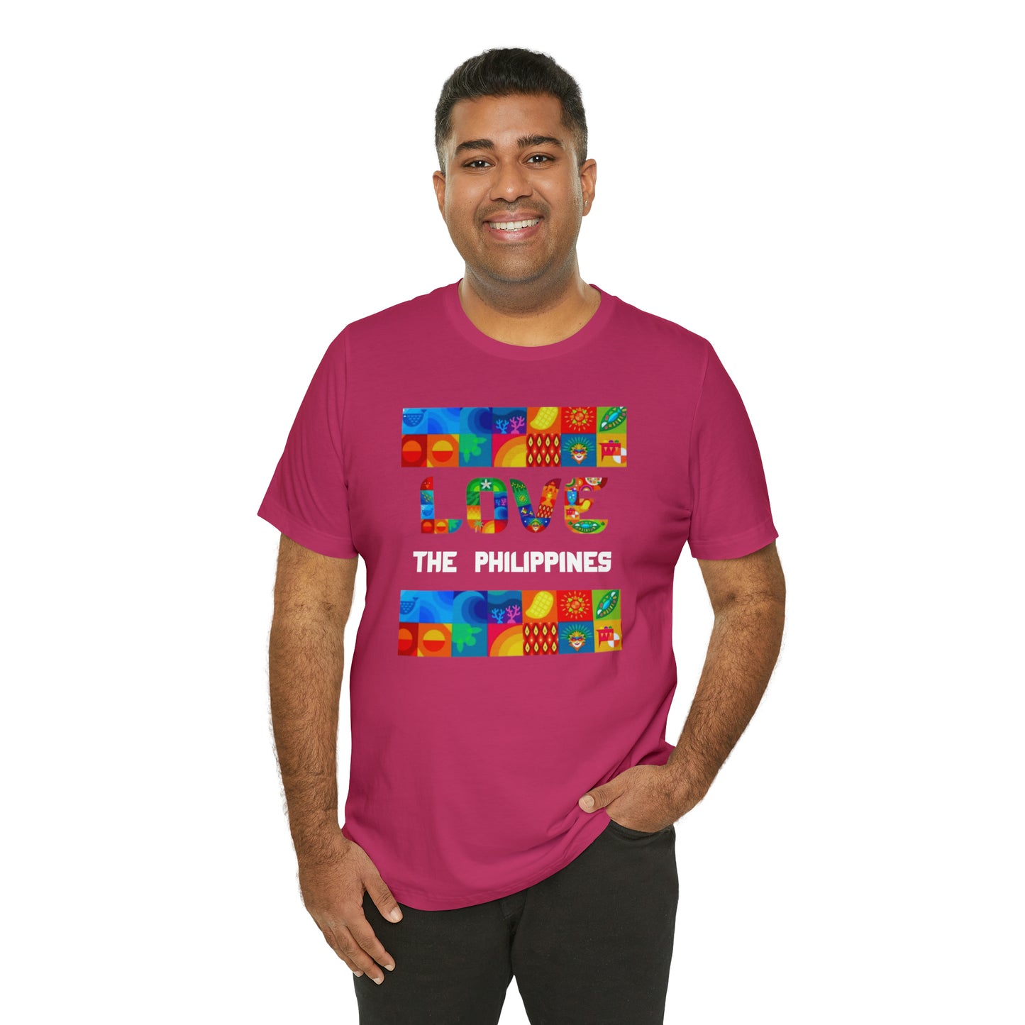 Love the Philippines Shirt , Filipino Shirt, Pinoy Shirt, Philippine Apparel