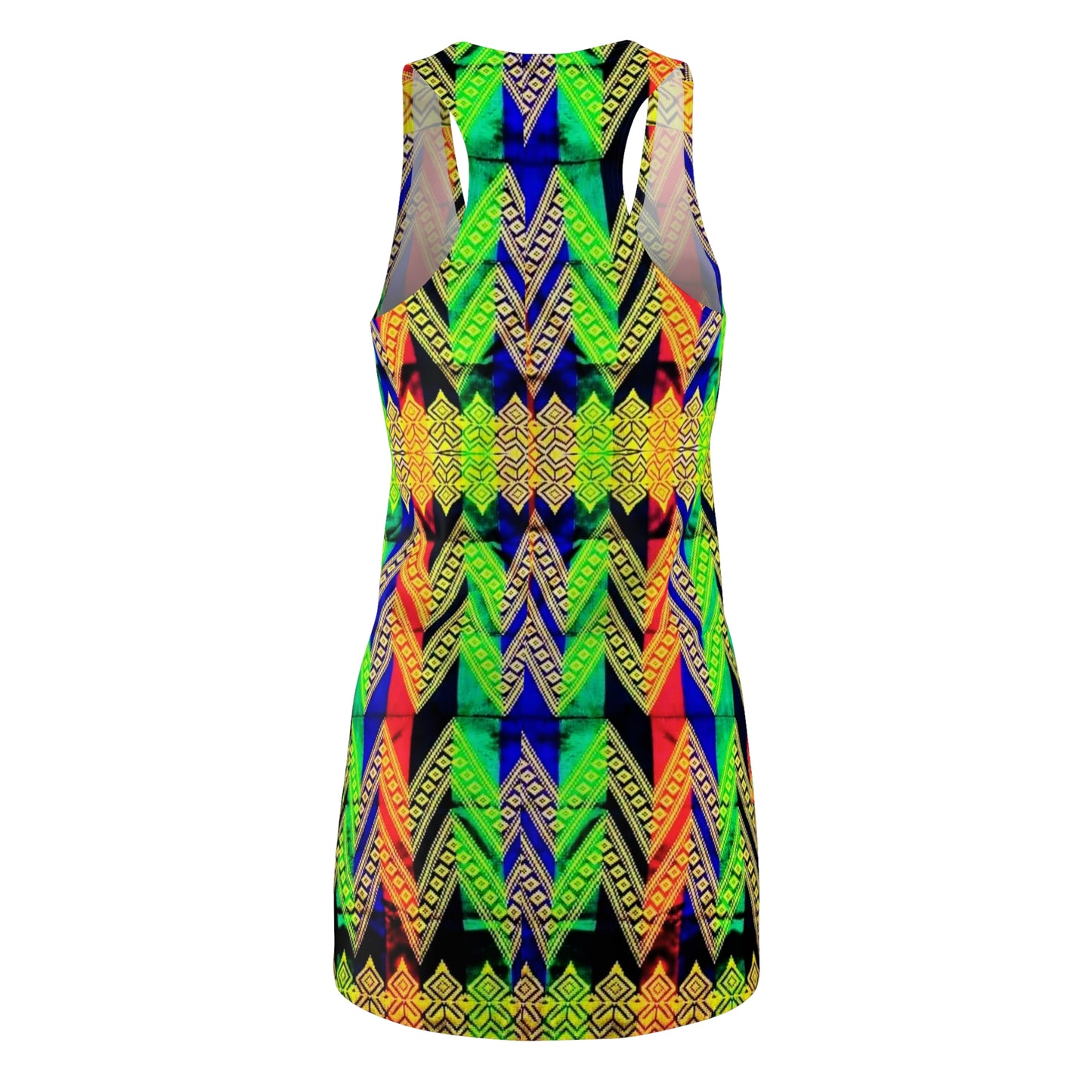 Philippines Batik Inspired multi colored2 theme Racerback Dress | Filipino Multi Cultural dress | Phil Independence day Celebration