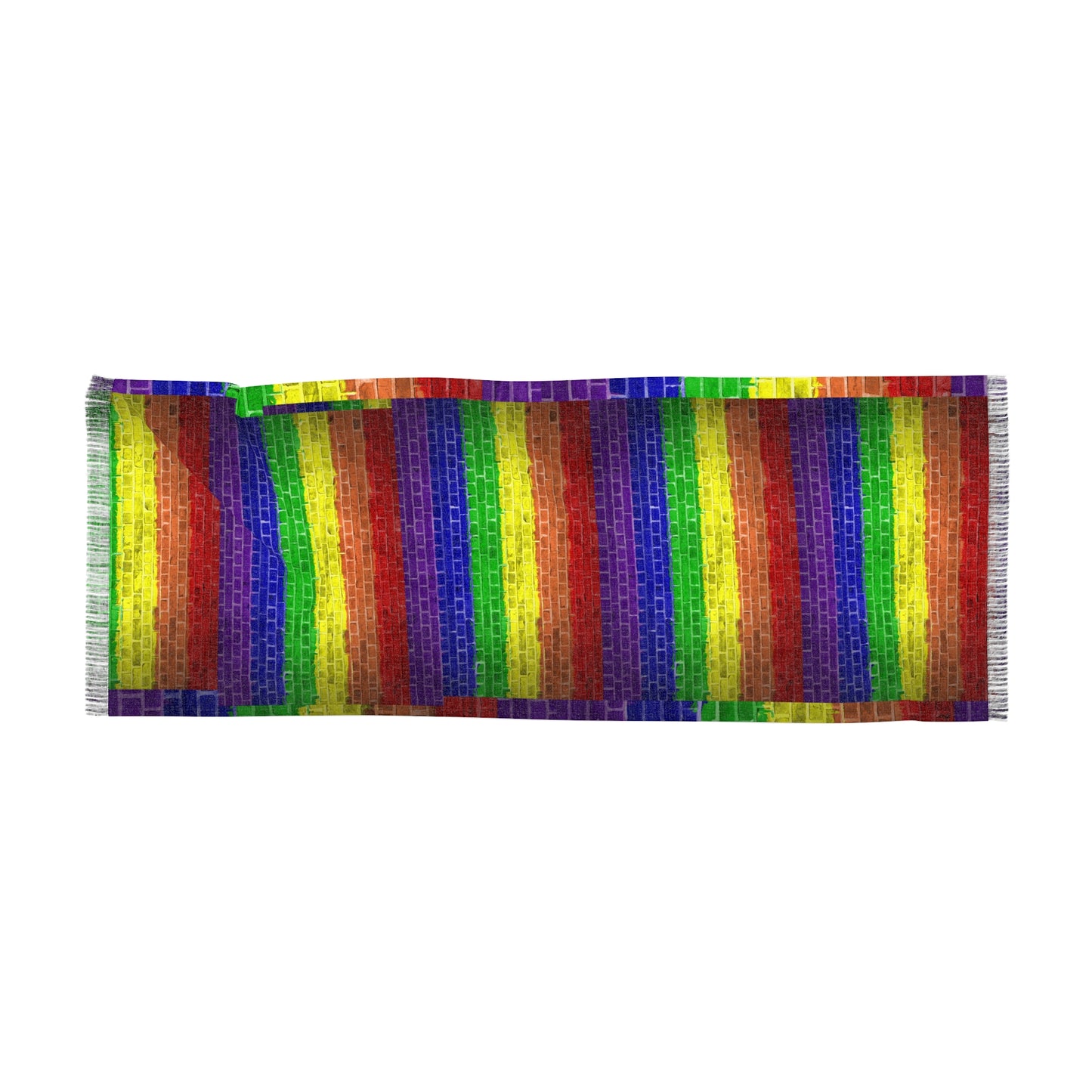 Rainbow Pride LGBT Light Scarf | Rainbow Color Scarf | Crisply printed Scarf | Summer Scarf