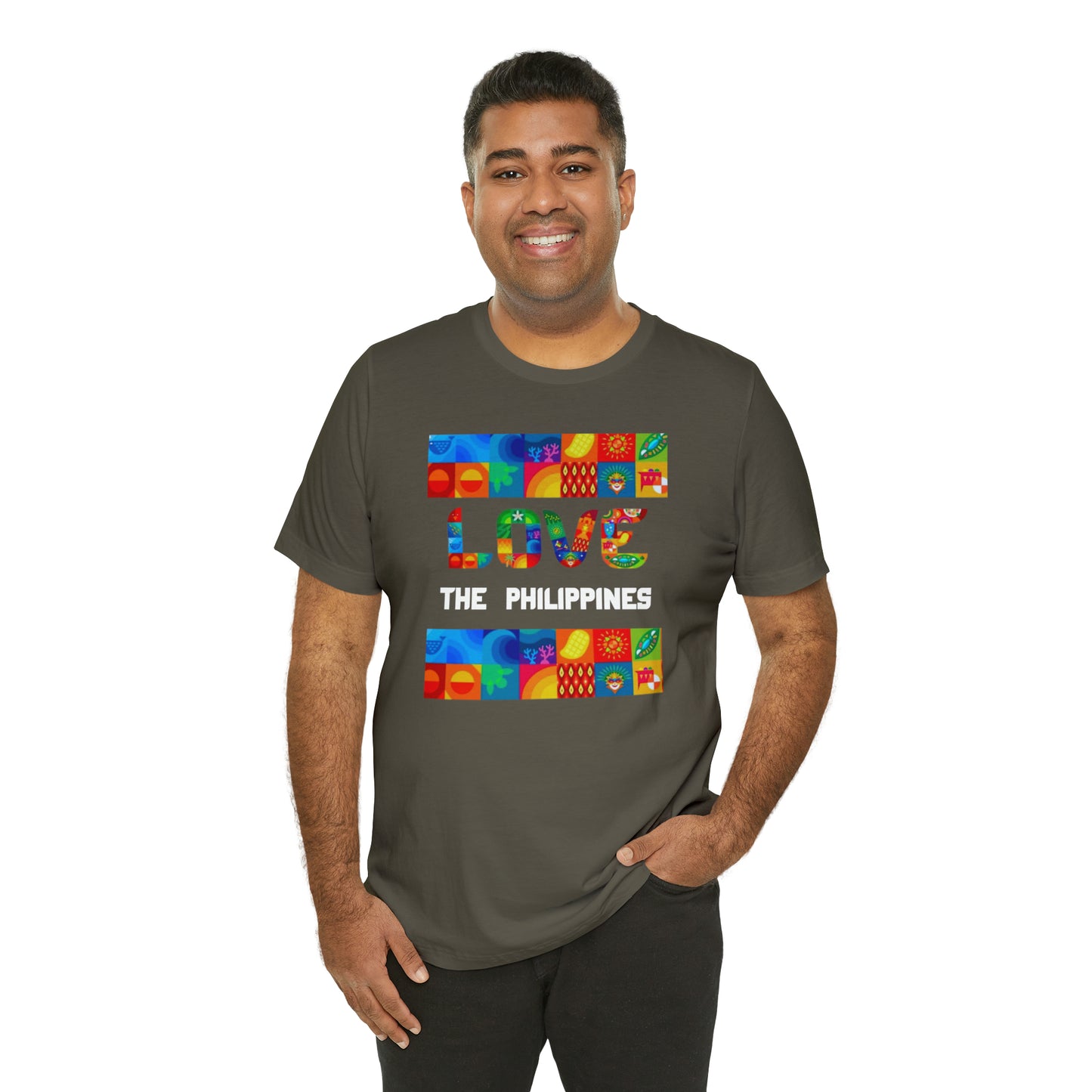 Love the Philippines Shirt , Filipino Shirt, Pinoy Shirt, Philippine Apparel