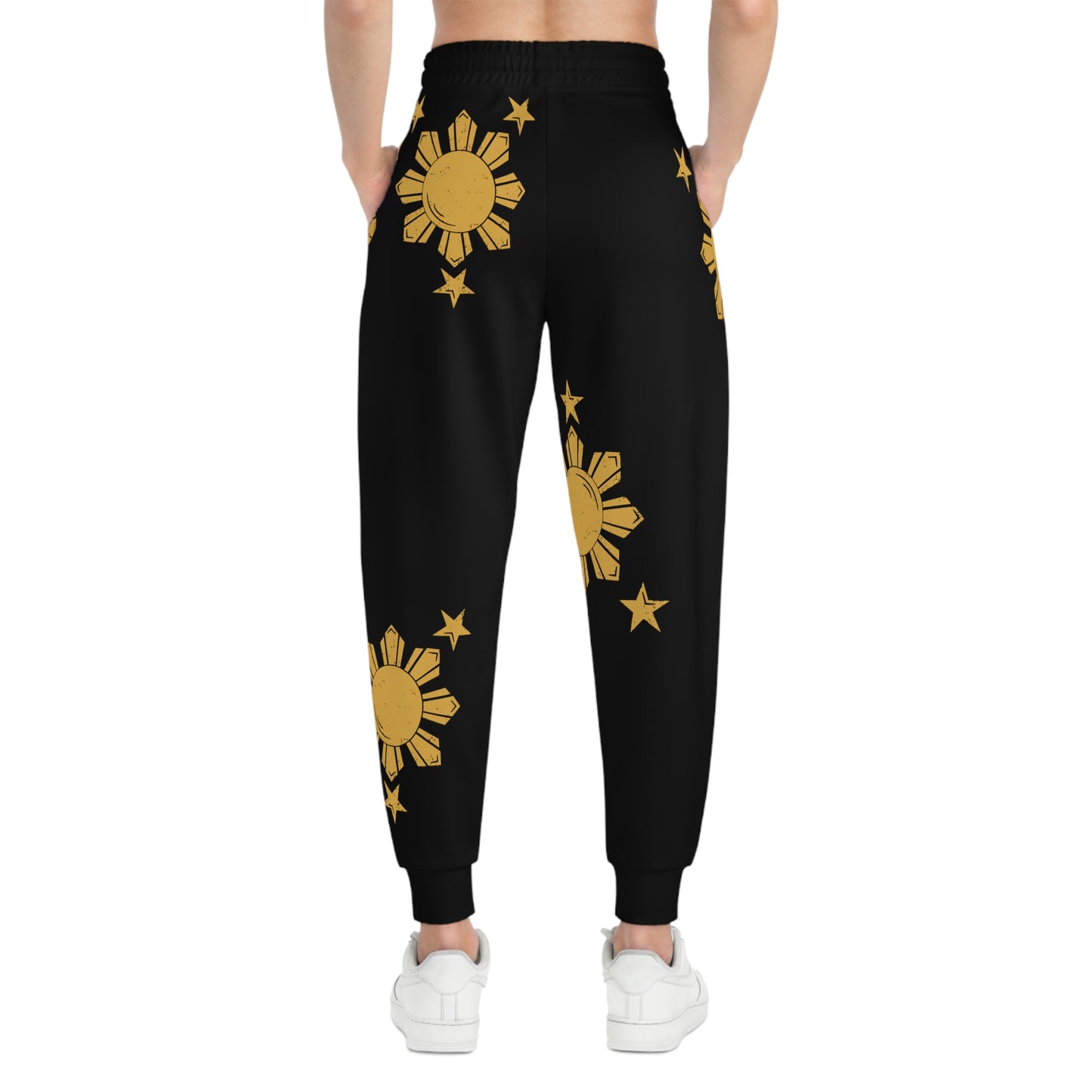 Philippines Filipino Sun & Star Athletic Joggers | Multi Cultural Filipino Clothing | Philippine Independence Day Attire.
