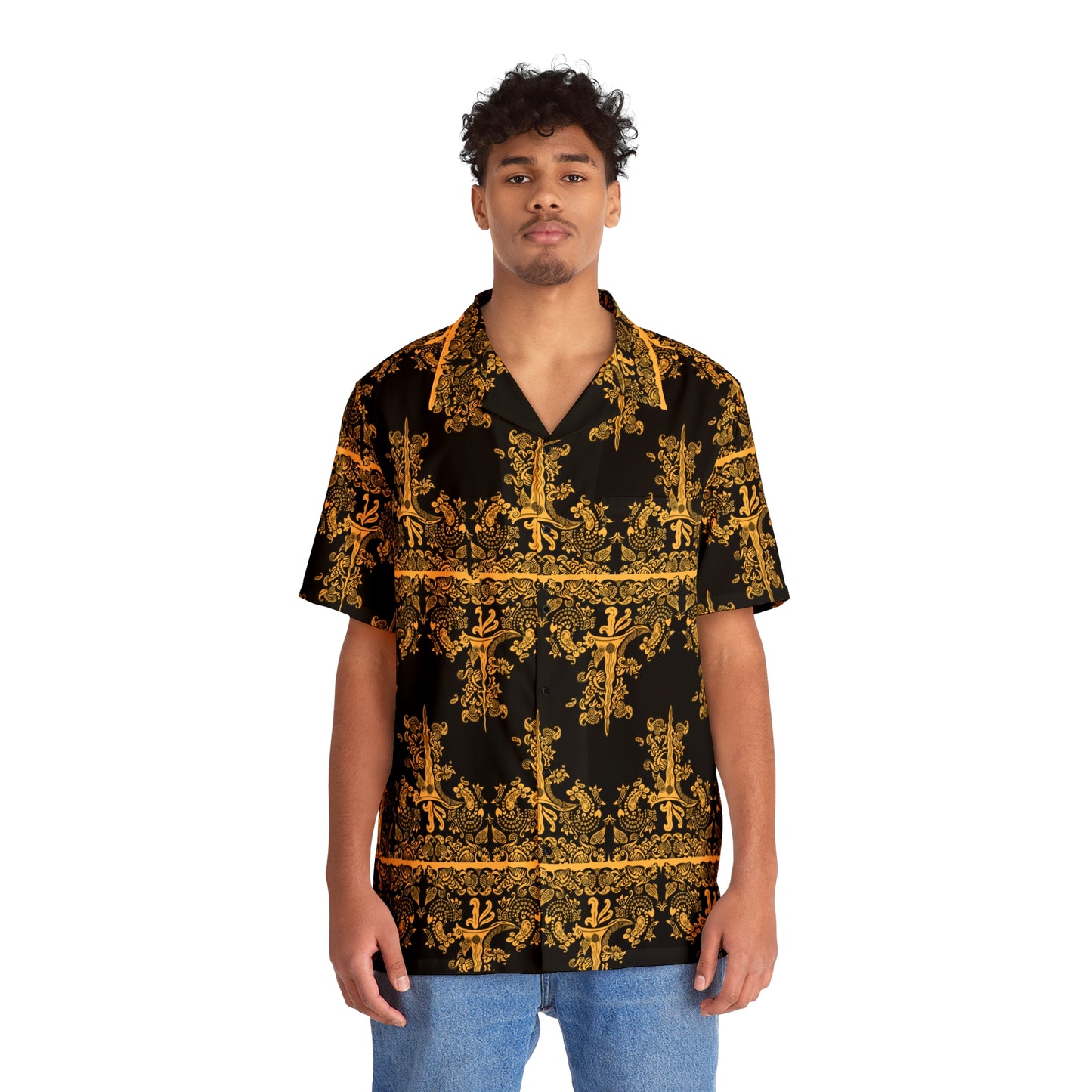 Philippines Batik inspired Hawaiian Polo Shirts | Fathers day present | Filipino Men Polo Shirts | Crisply printed
