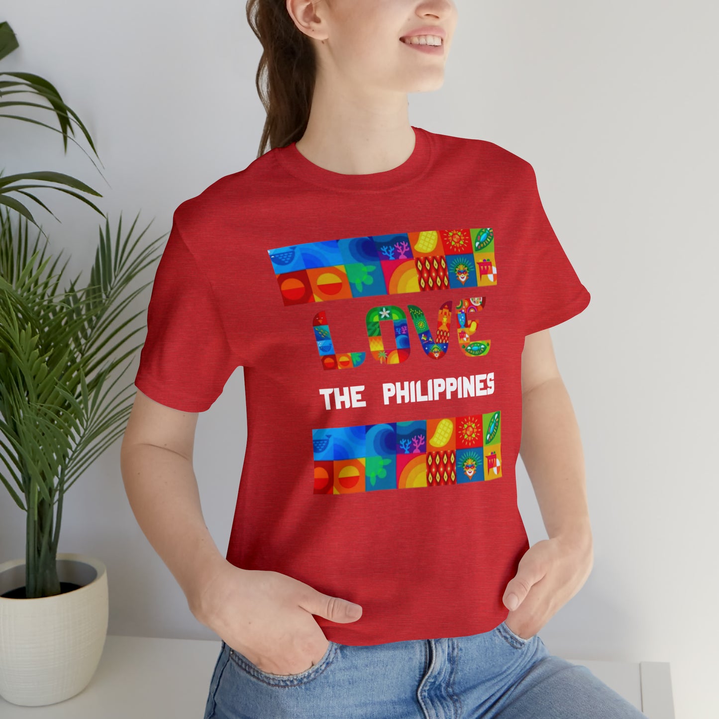Love the Philippines Shirt , Filipino Shirt, Pinoy Shirt, Philippine Apparel