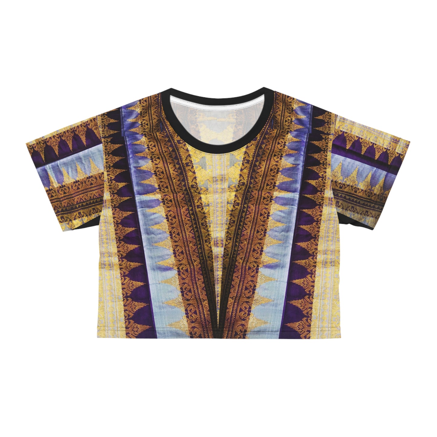 Philippines Filipino Mindanao batik Inspired Crop top tee for ladies.