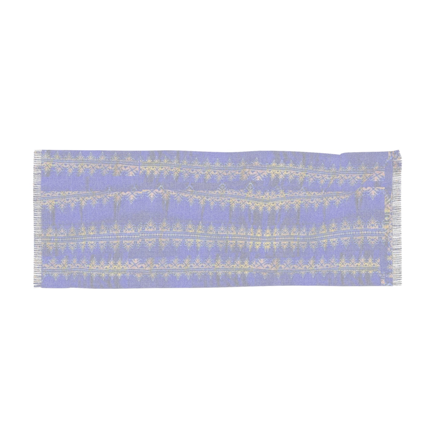 Philippines Filipino Batik inspired Light Scarf | Mindanao batik inspired Crisply PRINTED One sided scarf
