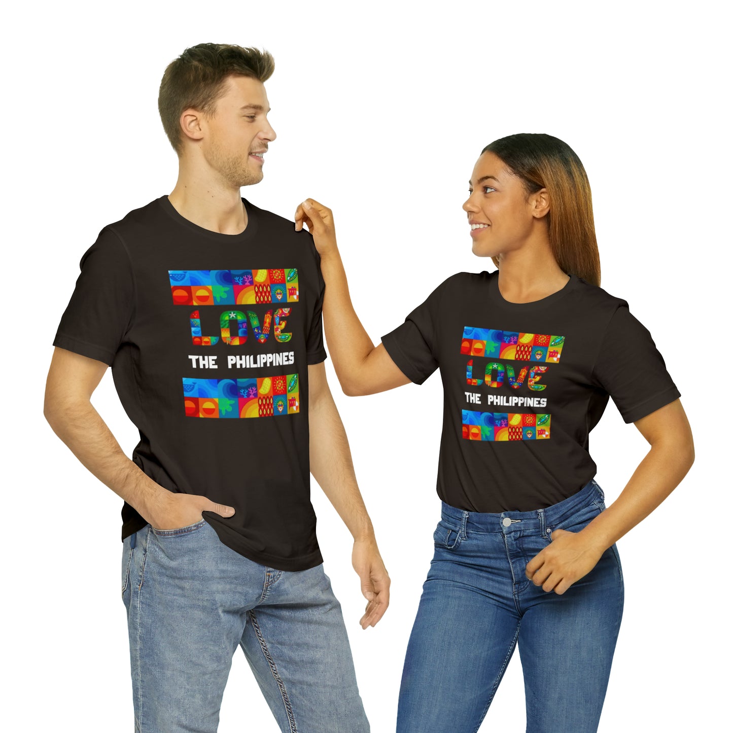 Love the Philippines Shirt , Filipino Shirt, Pinoy Shirt, Philippine Apparel
