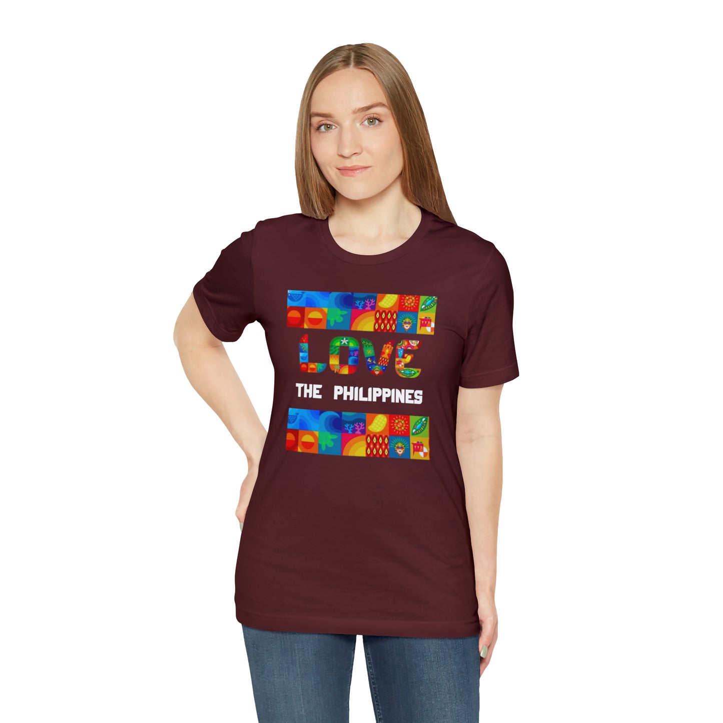 Love the Philippines Shirt , Filipino Shirt, Pinoy Shirt, Philippine Apparel