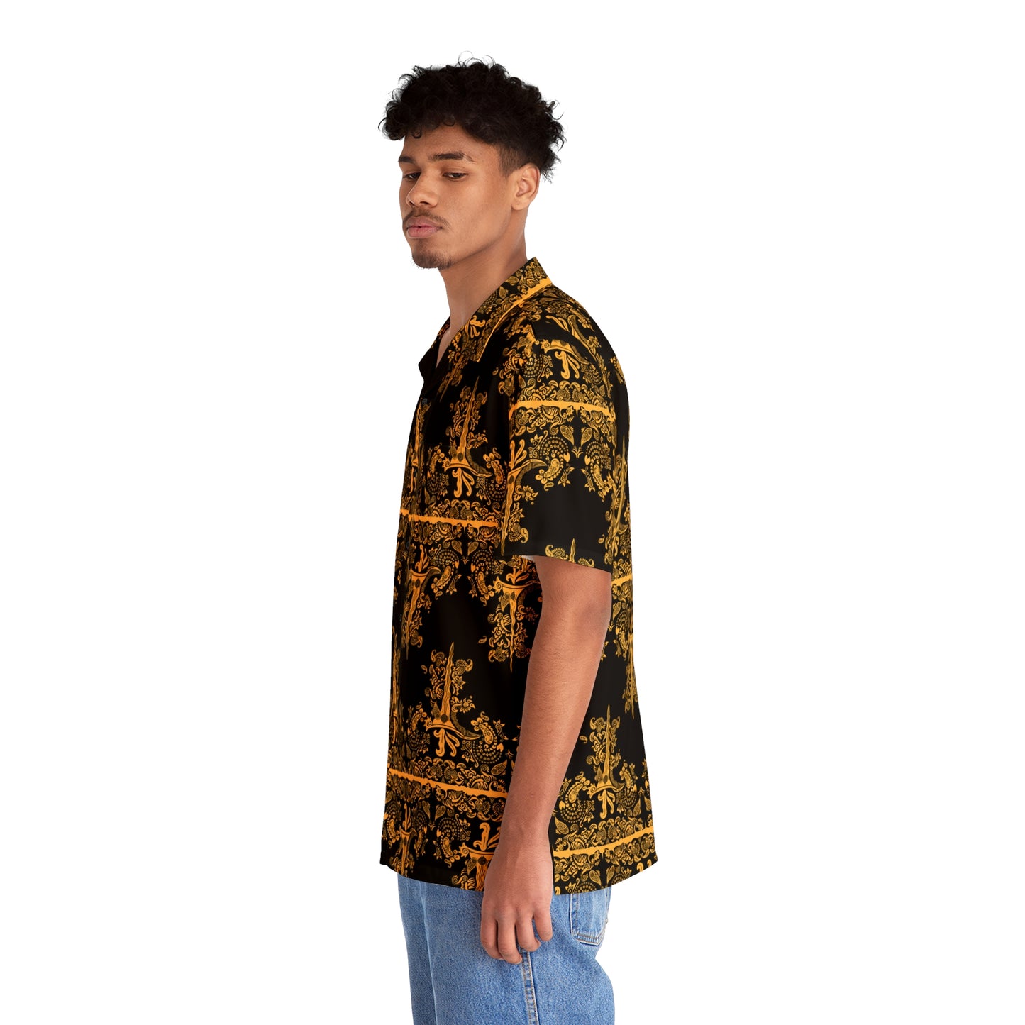 Philippines Batik inspired Hawaiian Polo Shirts | Fathers day present | Filipino Men Polo Shirts | Crisply printed
