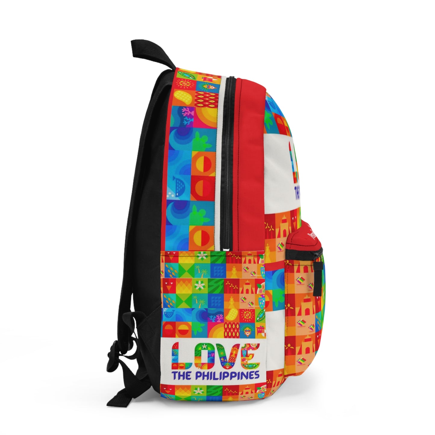 Personalized Philippine Map Backpack | Filipino Map Bag | Crisply Printed Durable backpack |