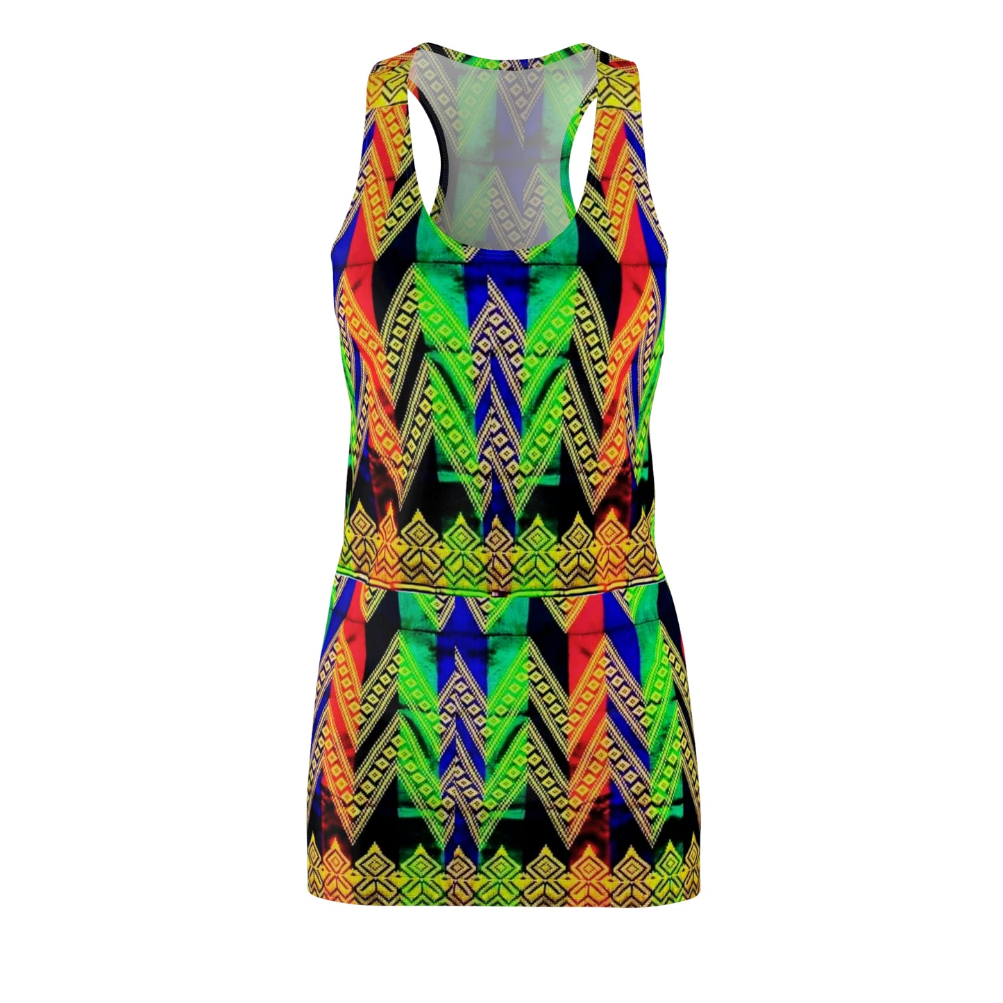 Philippines Batik Inspired multi colored2 theme Racerback Dress | Filipino Multi Cultural dress | Phil Independence day Celebration