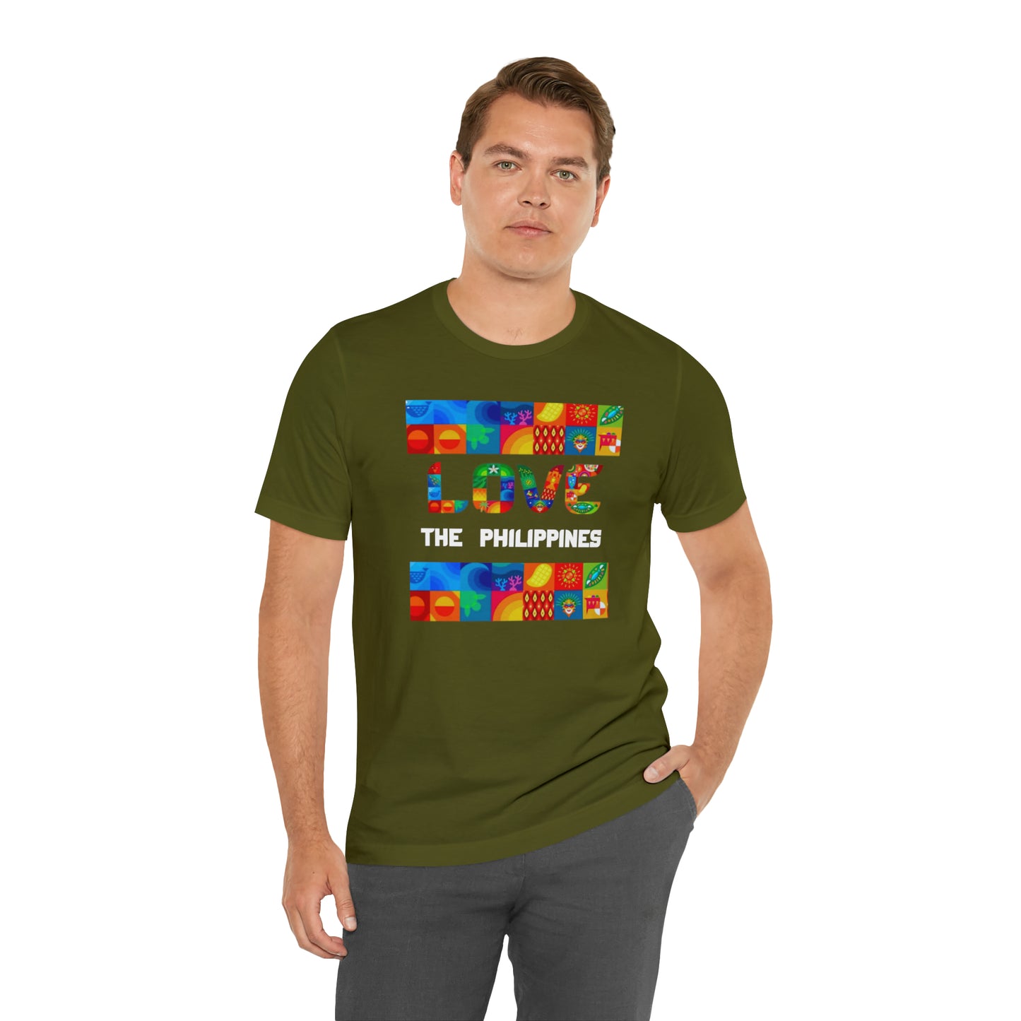 Love the Philippines Shirt , Filipino Shirt, Pinoy Shirt, Philippine Apparel