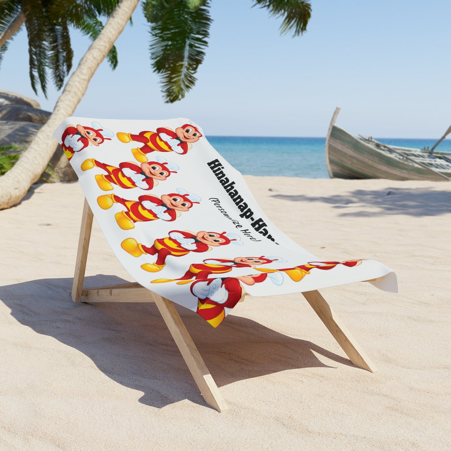 Philippines Filipino Jollibee Beach Towel Filipino Summer Beach Towel