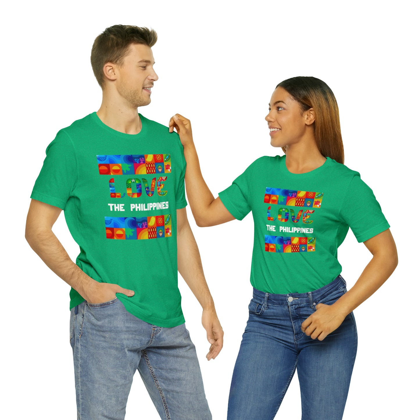 Love the Philippines Shirt , Filipino Shirt, Pinoy Shirt, Philippine Apparel