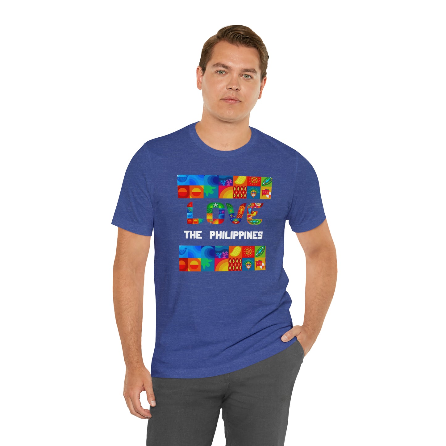 Love the Philippines Shirt , Filipino Shirt, Pinoy Shirt, Philippine Apparel