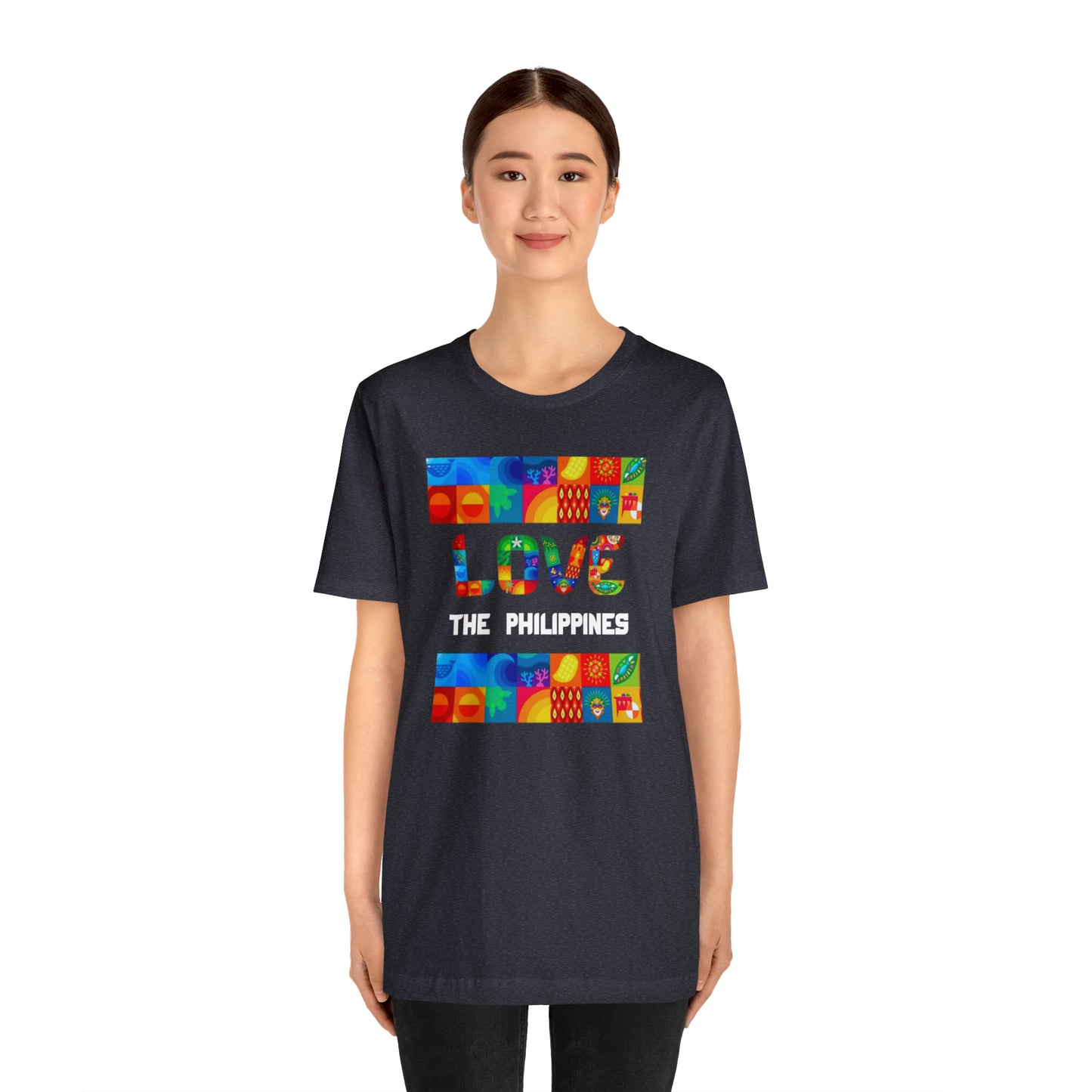 Love the Philippines Shirt , Filipino Shirt, Pinoy Shirt, Philippine Apparel