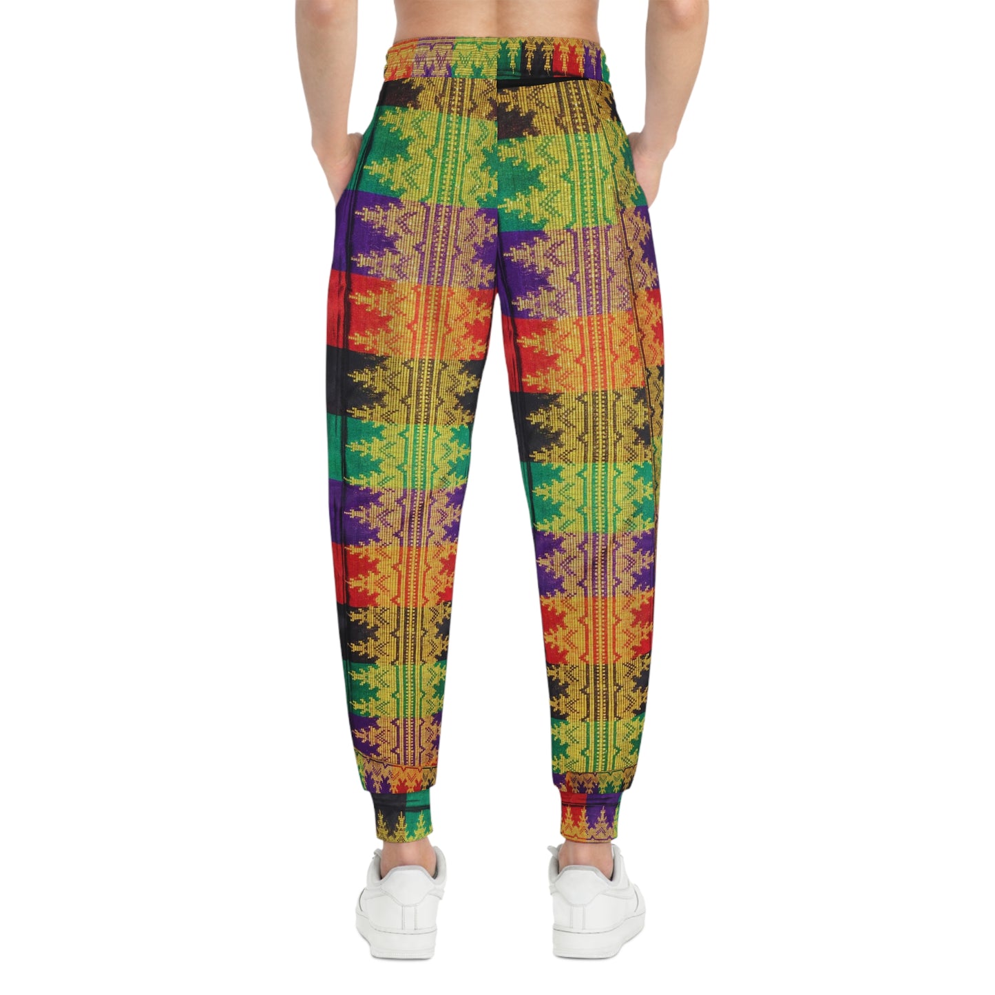 Philippine Batik Inspired crisply PRINTED Athletic Joggers | Multi Cultural Filipino Clothing | Philippine Independence Day Attire.