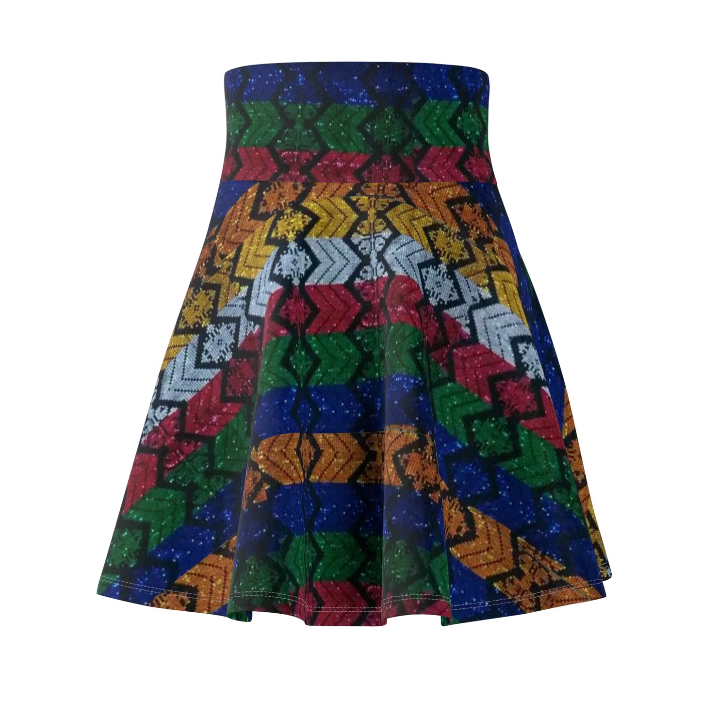 Philippines Crisply PRINTED Batik Raimbow Inspired Skater Skirt | Muliti cultural Philippine Filipino Attire | Independence Day |