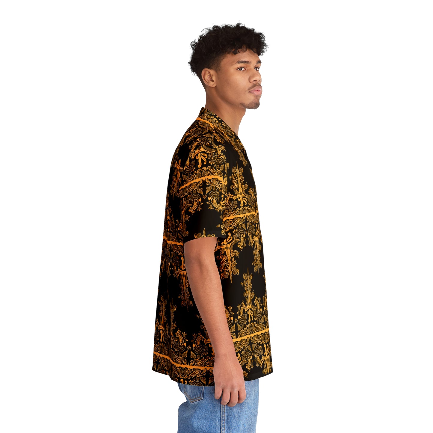 Philippines Batik inspired Hawaiian Polo Shirts | Fathers day present | Filipino Men Polo Shirts | Crisply printed