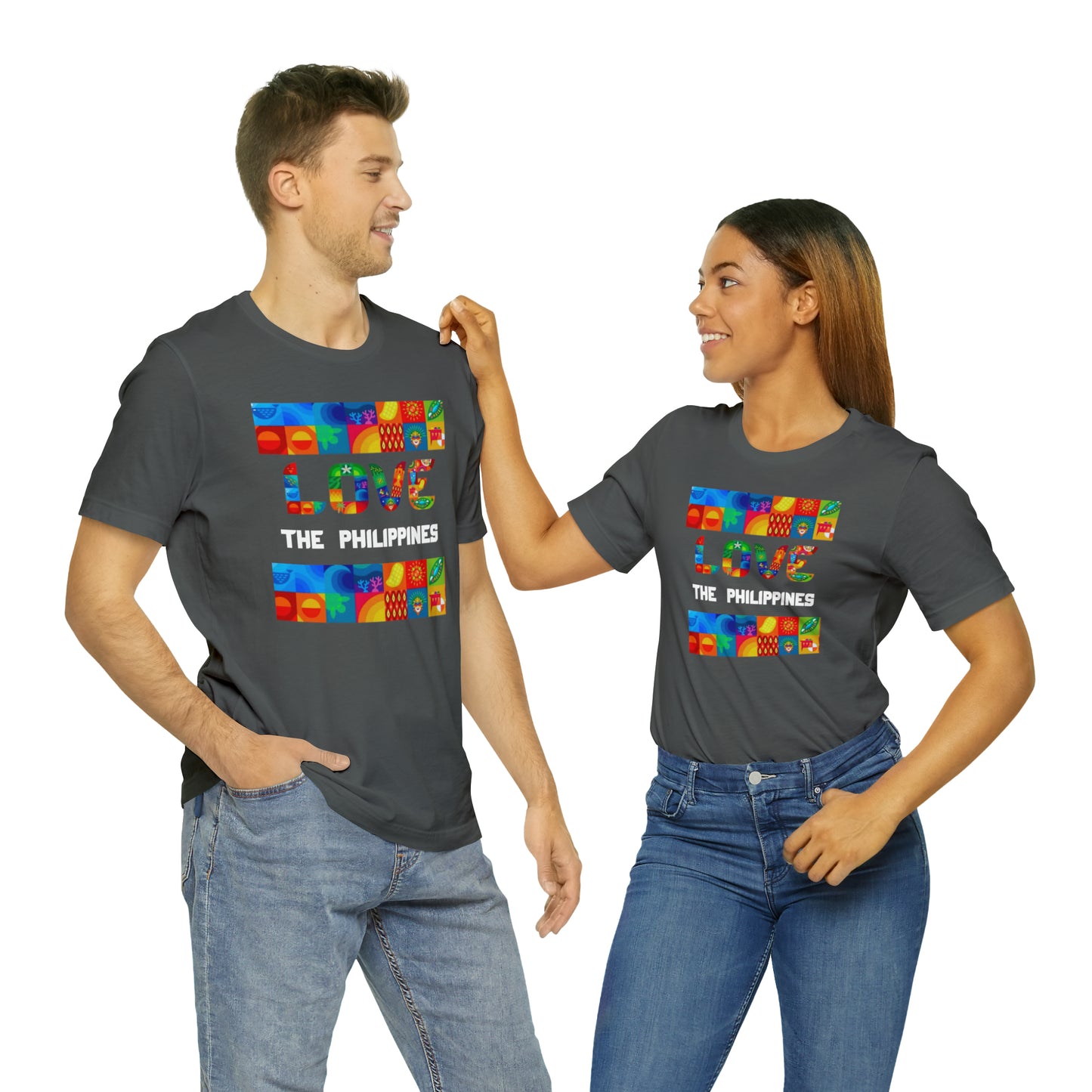 Love the Philippines Shirt , Filipino Shirt, Pinoy Shirt, Philippine Apparel