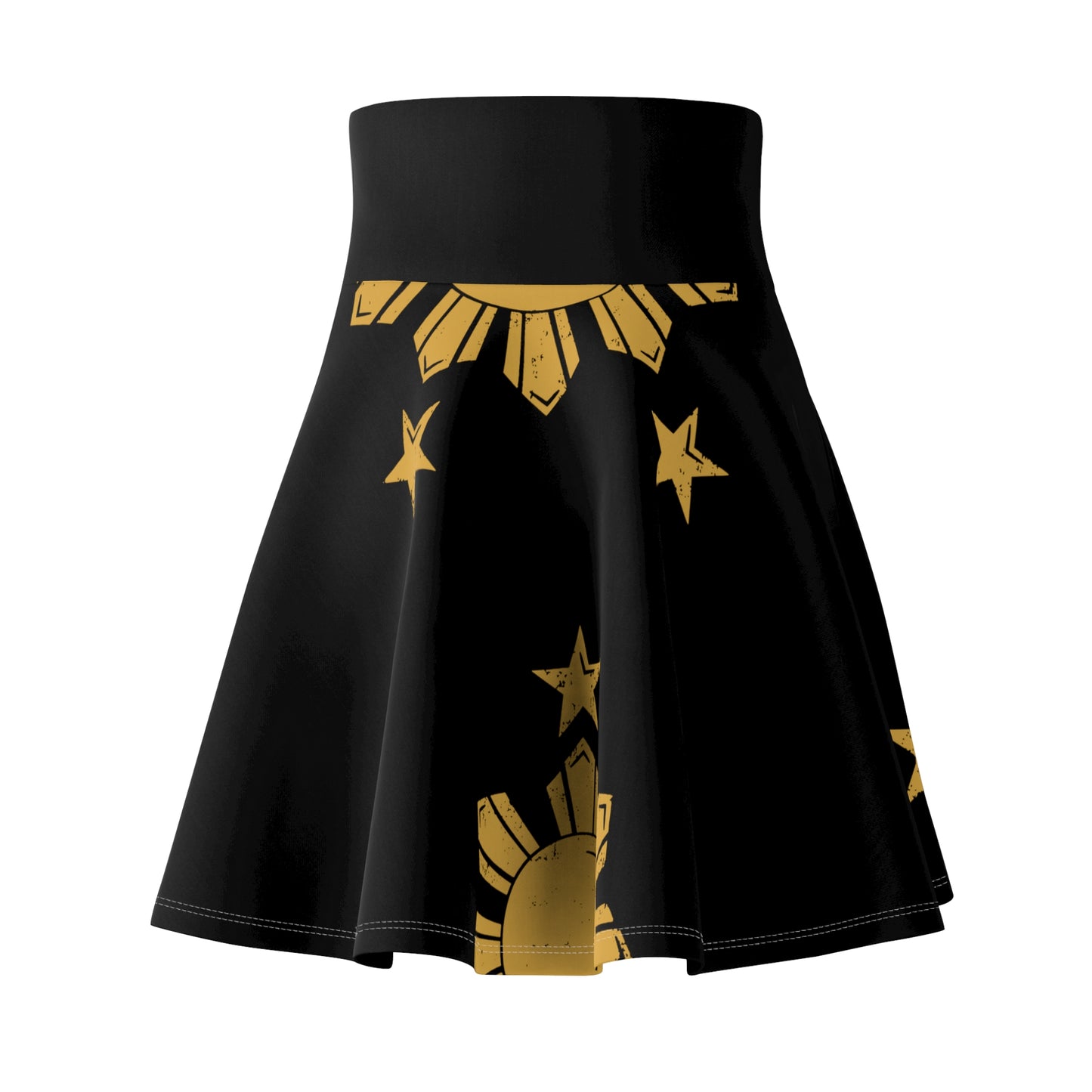 Philippines Filipino Sun & Star Women's Skater Skirt | Muliti cultural Philippine Filipino Attire | Independence Day Celebration Attire