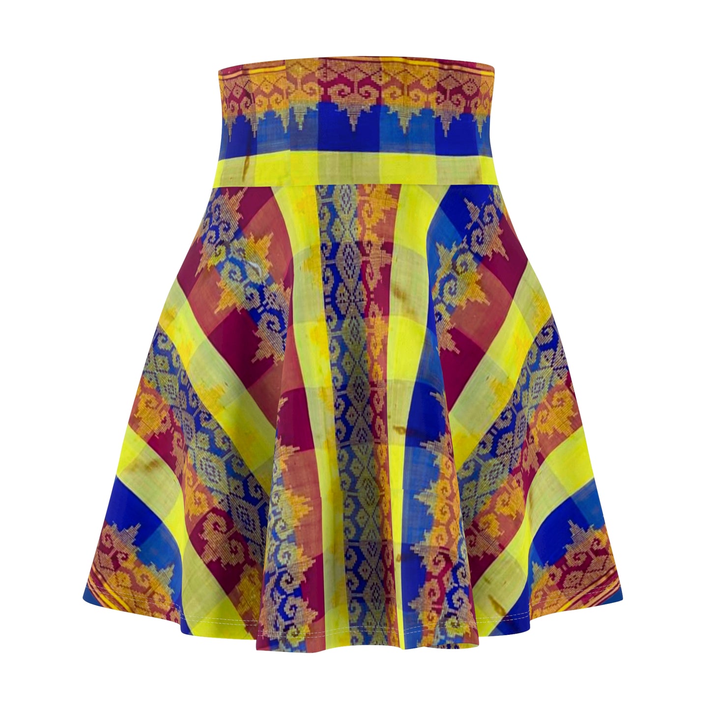 Philippines Crisply PRINTED Batik Inspired Skater Skirt | Muliti cultural Philippine Filipino Attire | Independence Day | Plaid