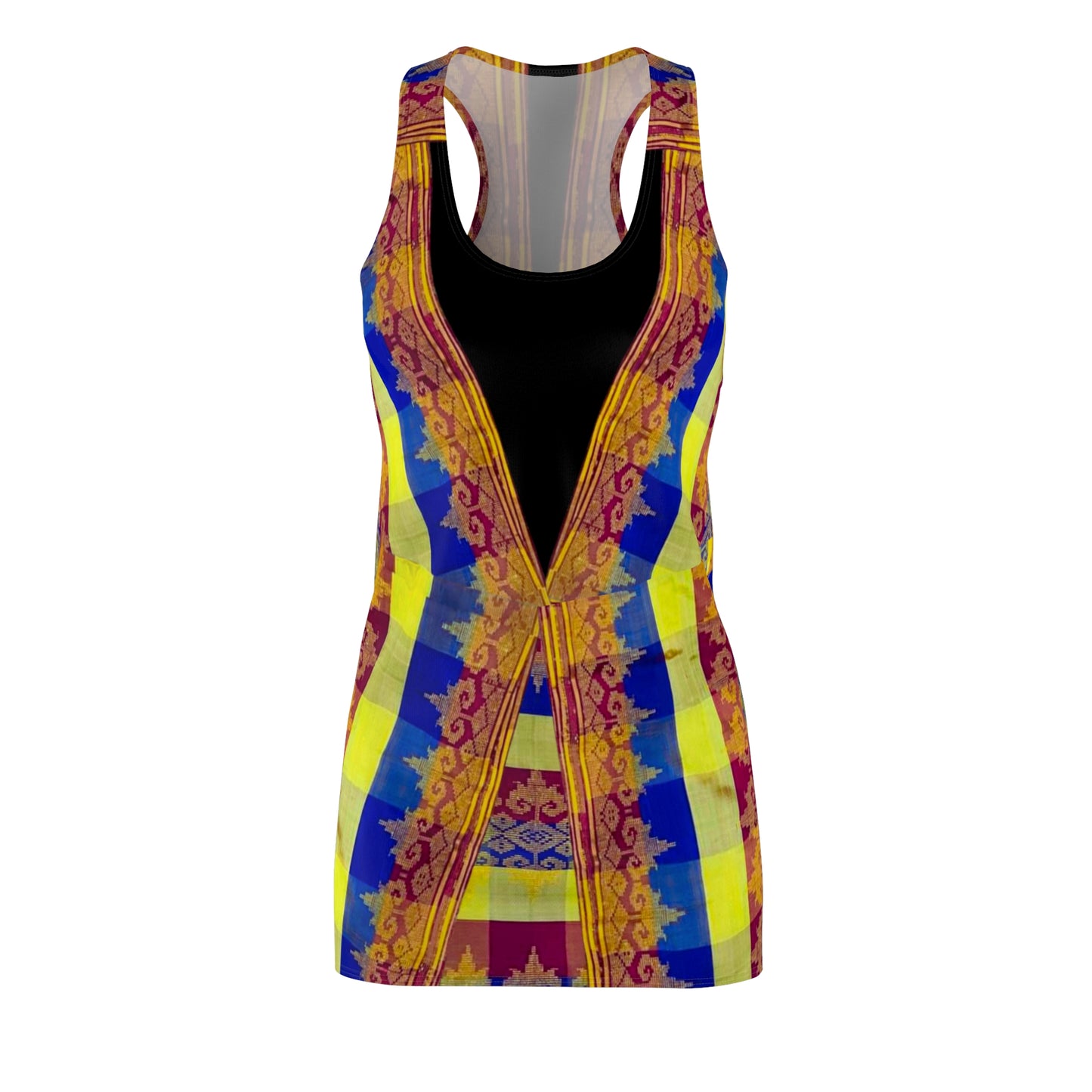 Philippines Batik Inspired Multi Colored Racerback Dress | Multi Cultural dress | Phil Independence day Celebration Attire