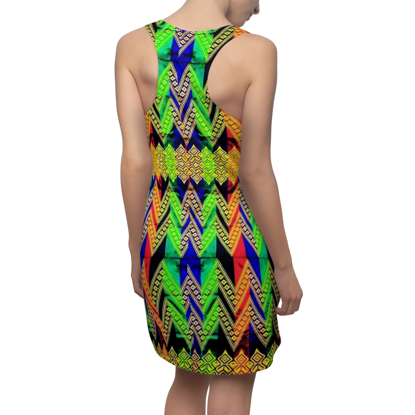 Philippines Batik Inspired multi colored2 theme Racerback Dress | Filipino Multi Cultural dress | Phil Independence day Celebration