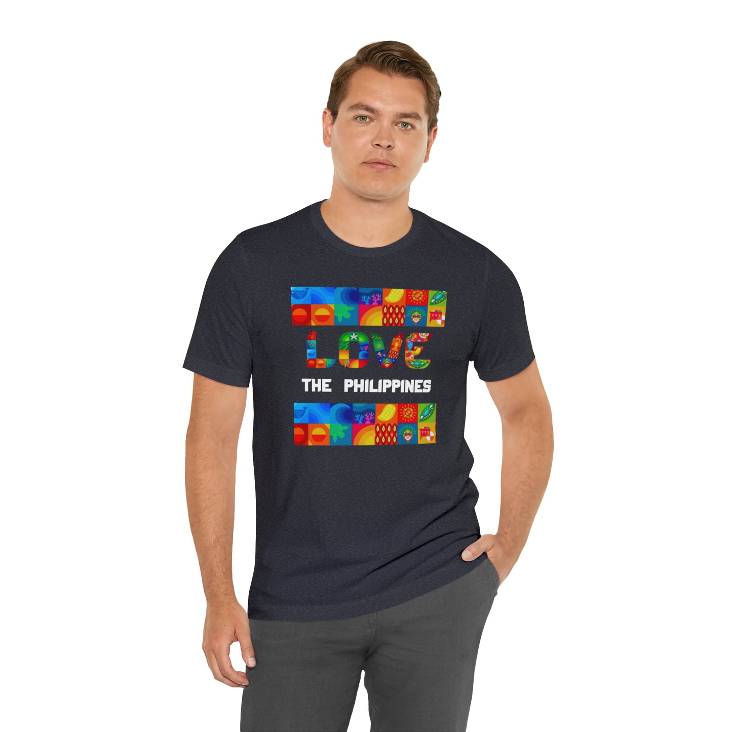 Love the Philippines Shirt , Filipino Shirt, Pinoy Shirt, Philippine Apparel