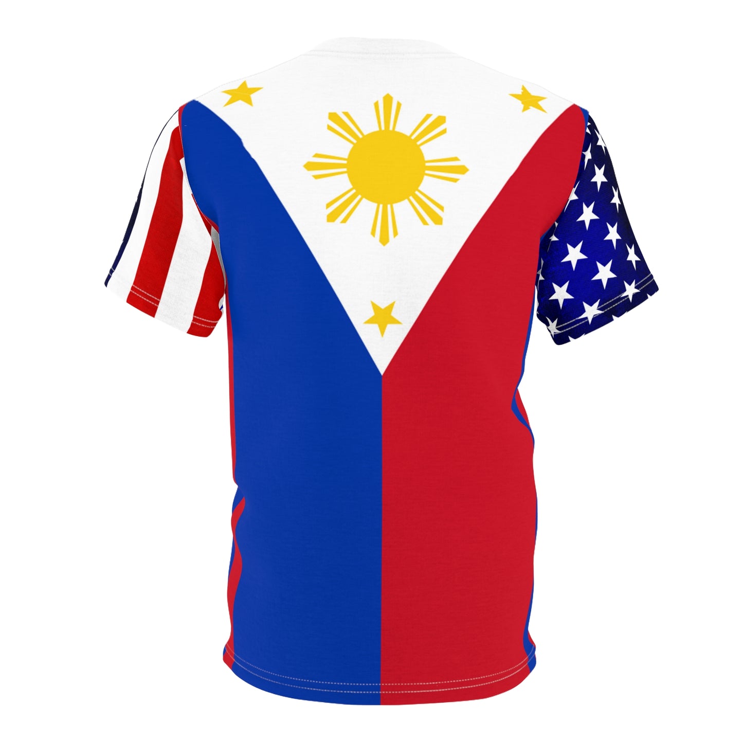 Philippines USA Mixed Flag Theme Unisex Shirt } Filipino American Friendship Shirt | Multi Cultural Shirt
