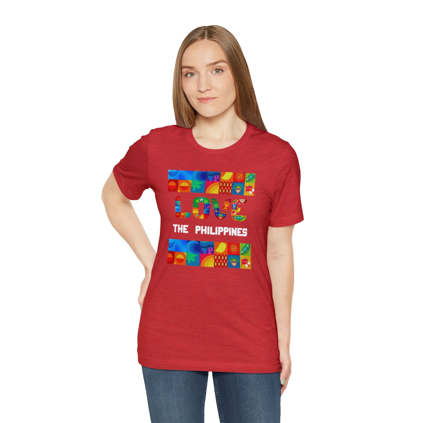 Love the Philippines Shirt , Filipino Shirt, Pinoy Shirt, Philippine Apparel