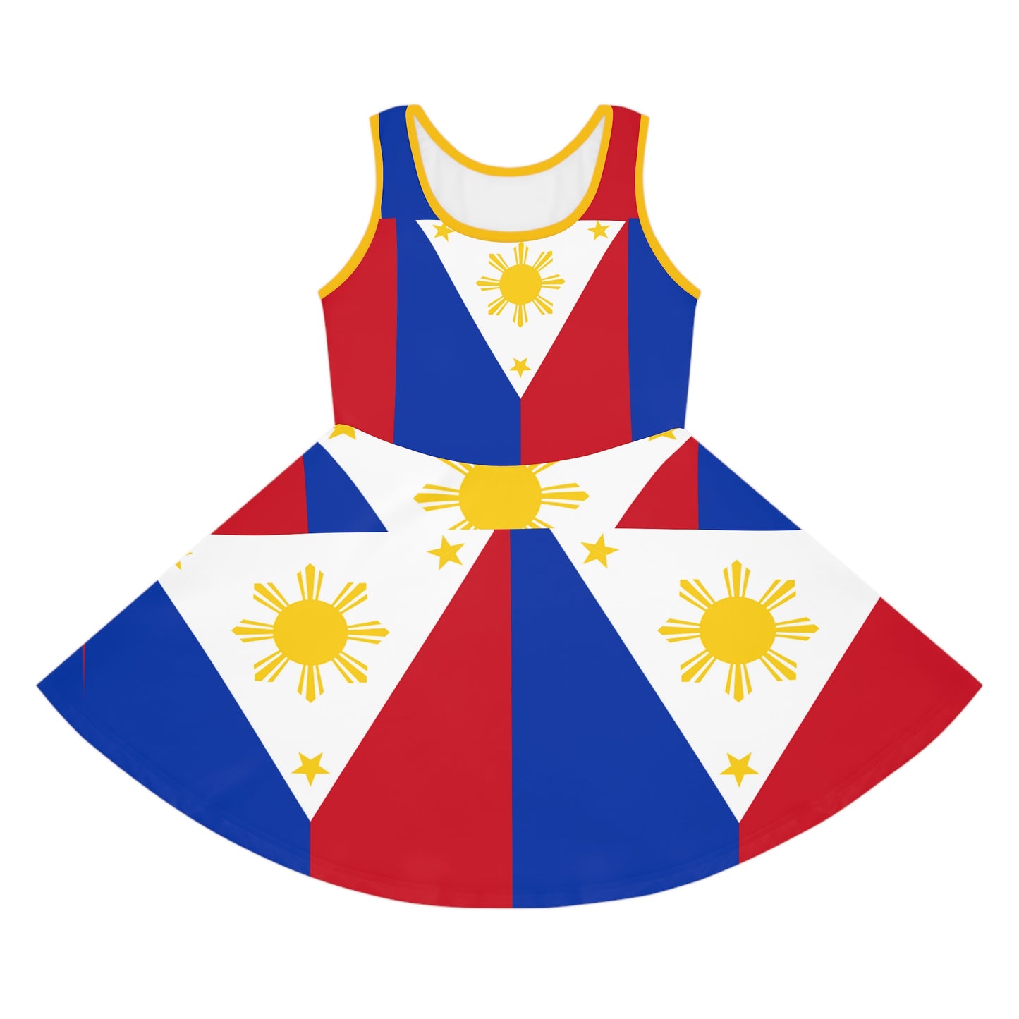 Filipino Culltural Sundress Girls Costume | Independence day celebration Kids Costume