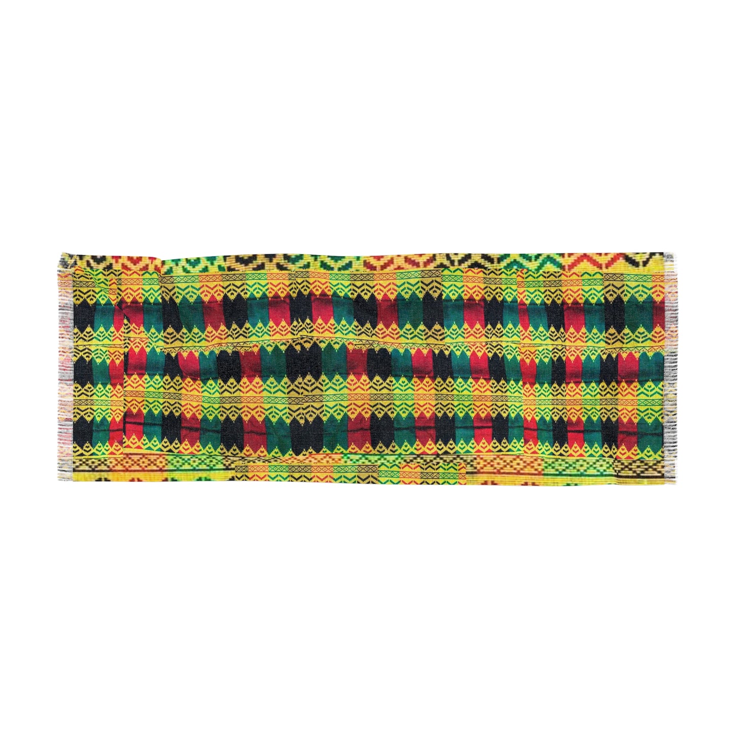 Philippines Filipino Batik inspired Light Scarf | Mindanao batik inspired Crisply PRINTED One sided scarf