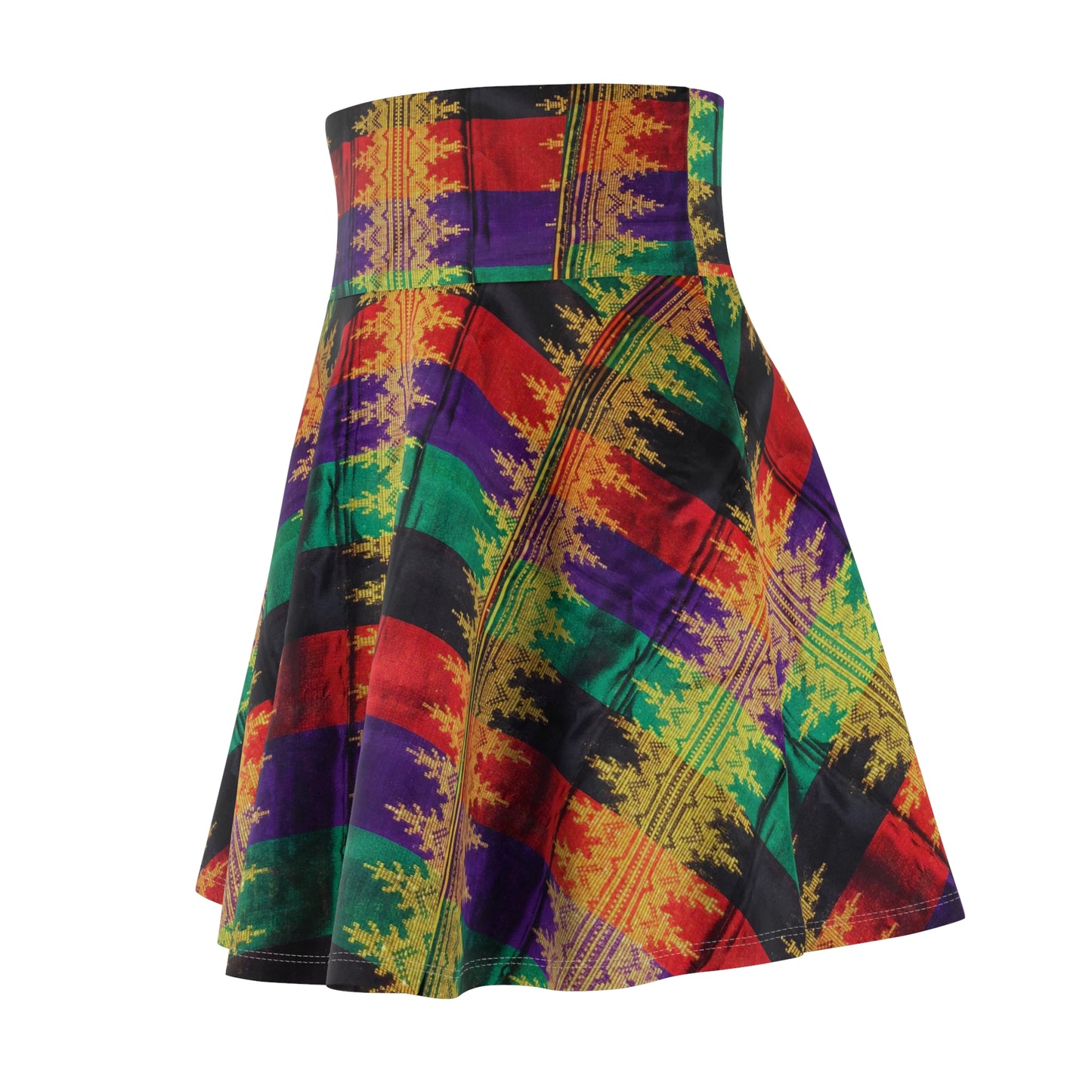 Philippines Filipino Crisply PRINTED Batik Inspired Skater Skirt | Muliti cultural Philippine Filipino Attire | Independence Day Attire