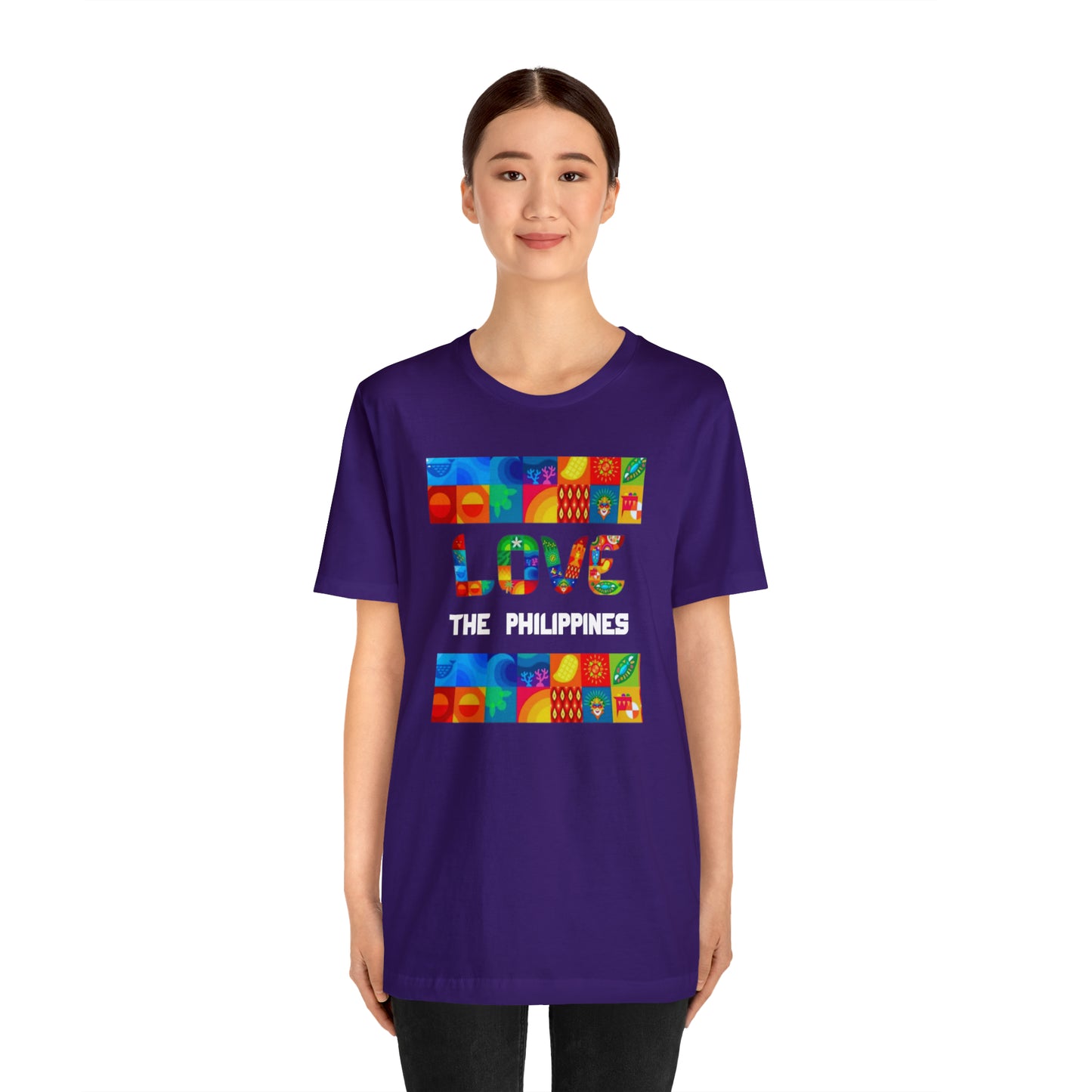 Love the Philippines Shirt , Filipino Shirt, Pinoy Shirt, Philippine Apparel