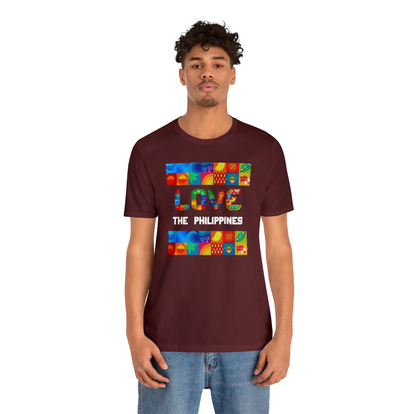 Love the Philippines Shirt , Filipino Shirt, Pinoy Shirt, Philippine Apparel
