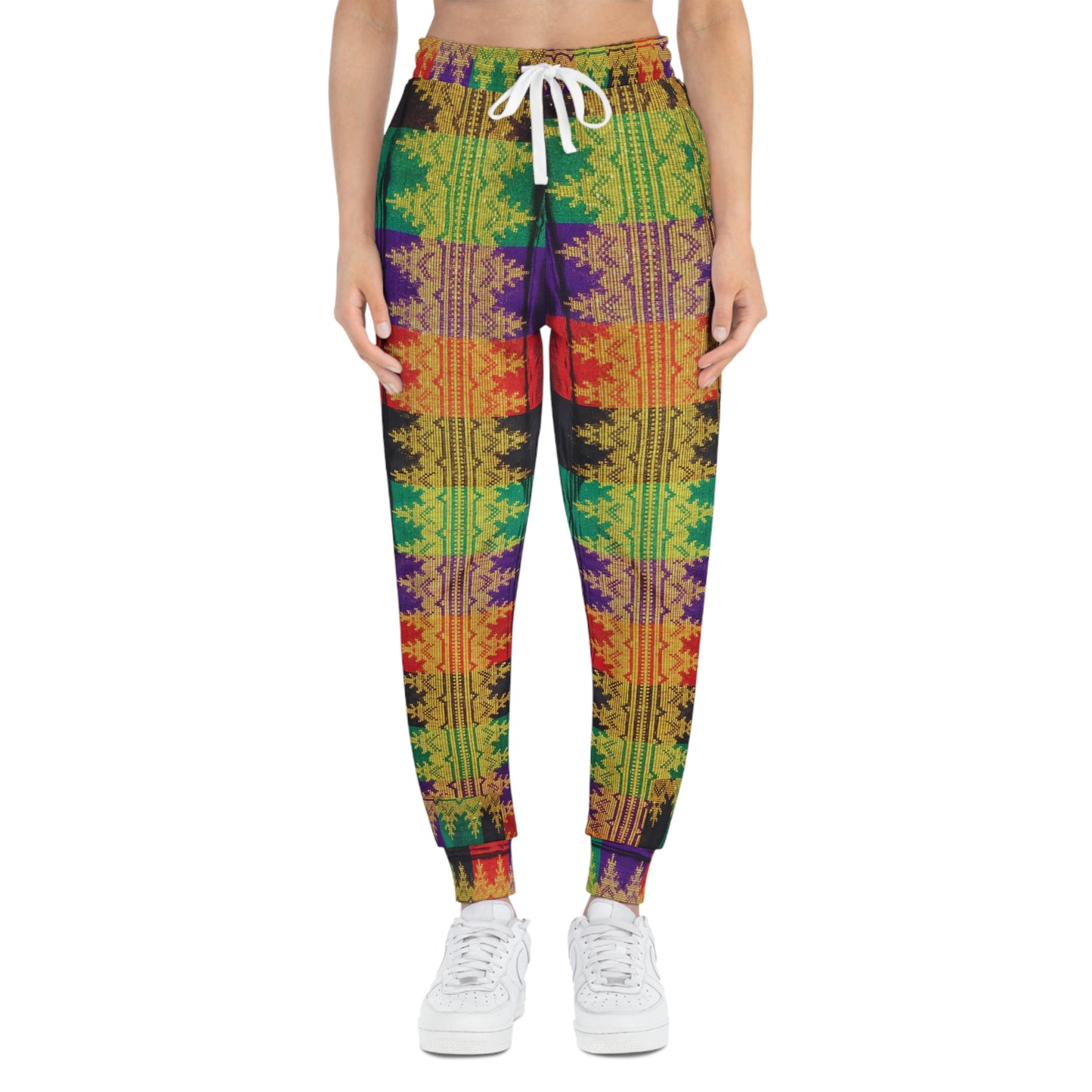 Philippine Batik Inspired crisply PRINTED Athletic Joggers | Multi Cultural Filipino Clothing | Philippine Independence Day Attire.