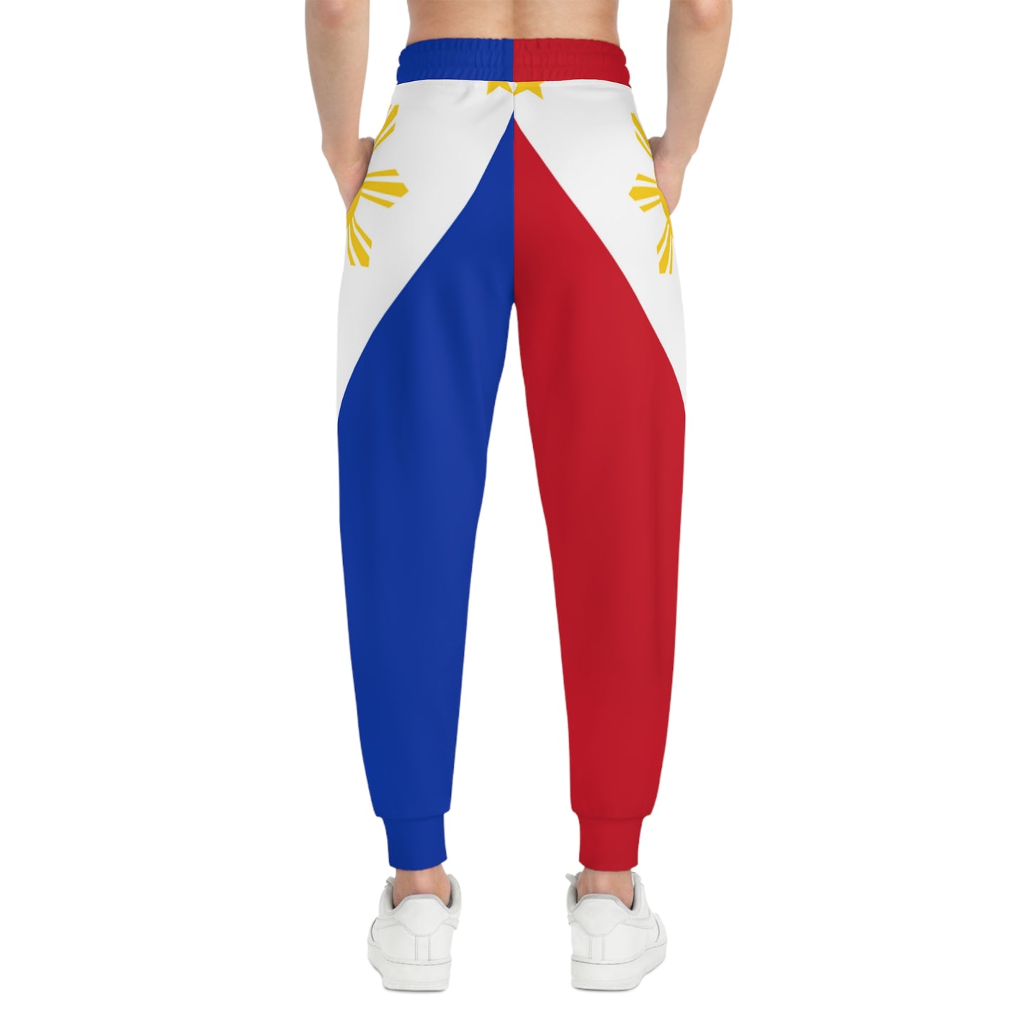 Philippines Filipino Flag Inspired Athletic Joggers | Multi Cultural Filipino Clothing | Philippine Independence Day Attire.