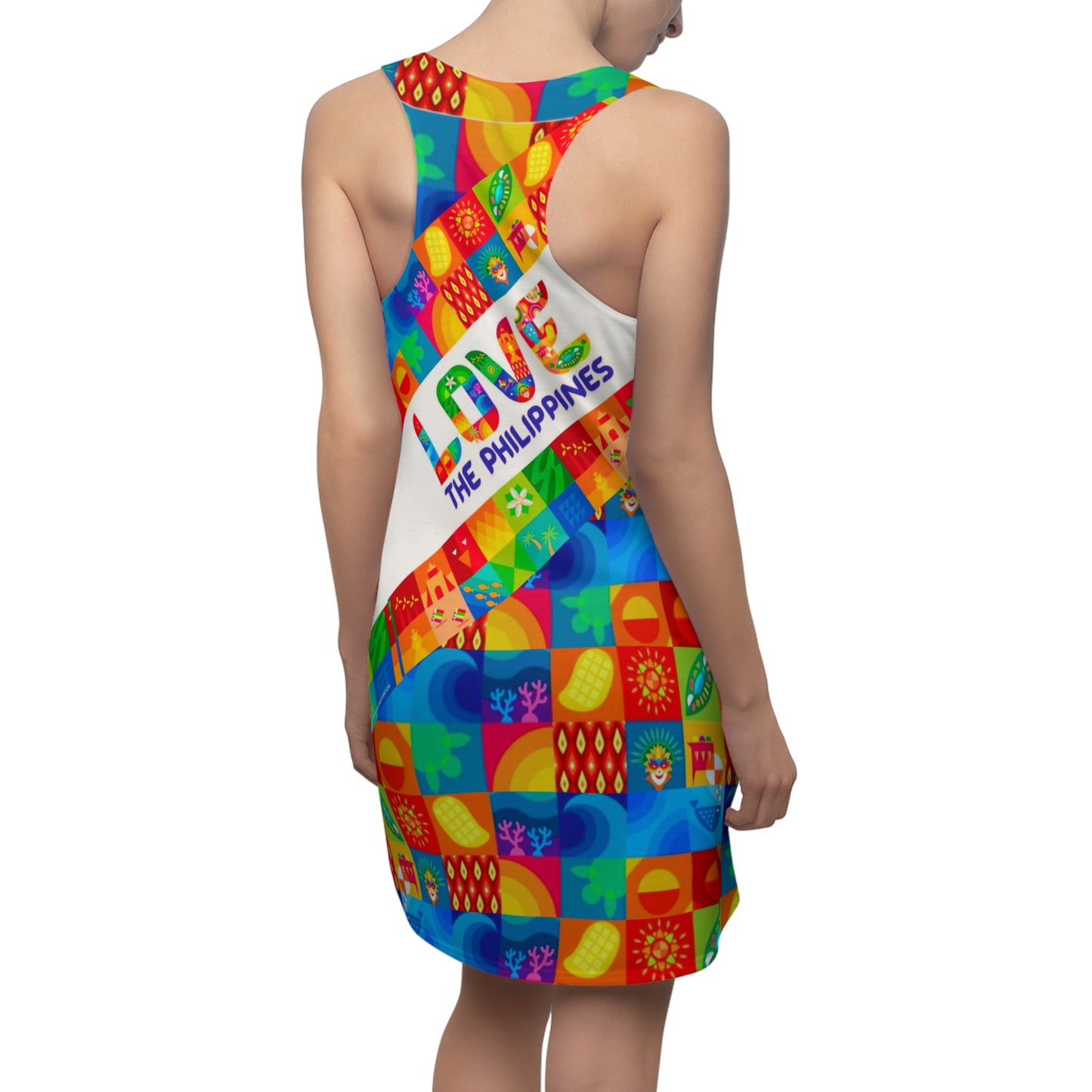 Philippines Filipino Love Philippines Racerback Dress | Multi Cultural dress | Philippine events Day Attire