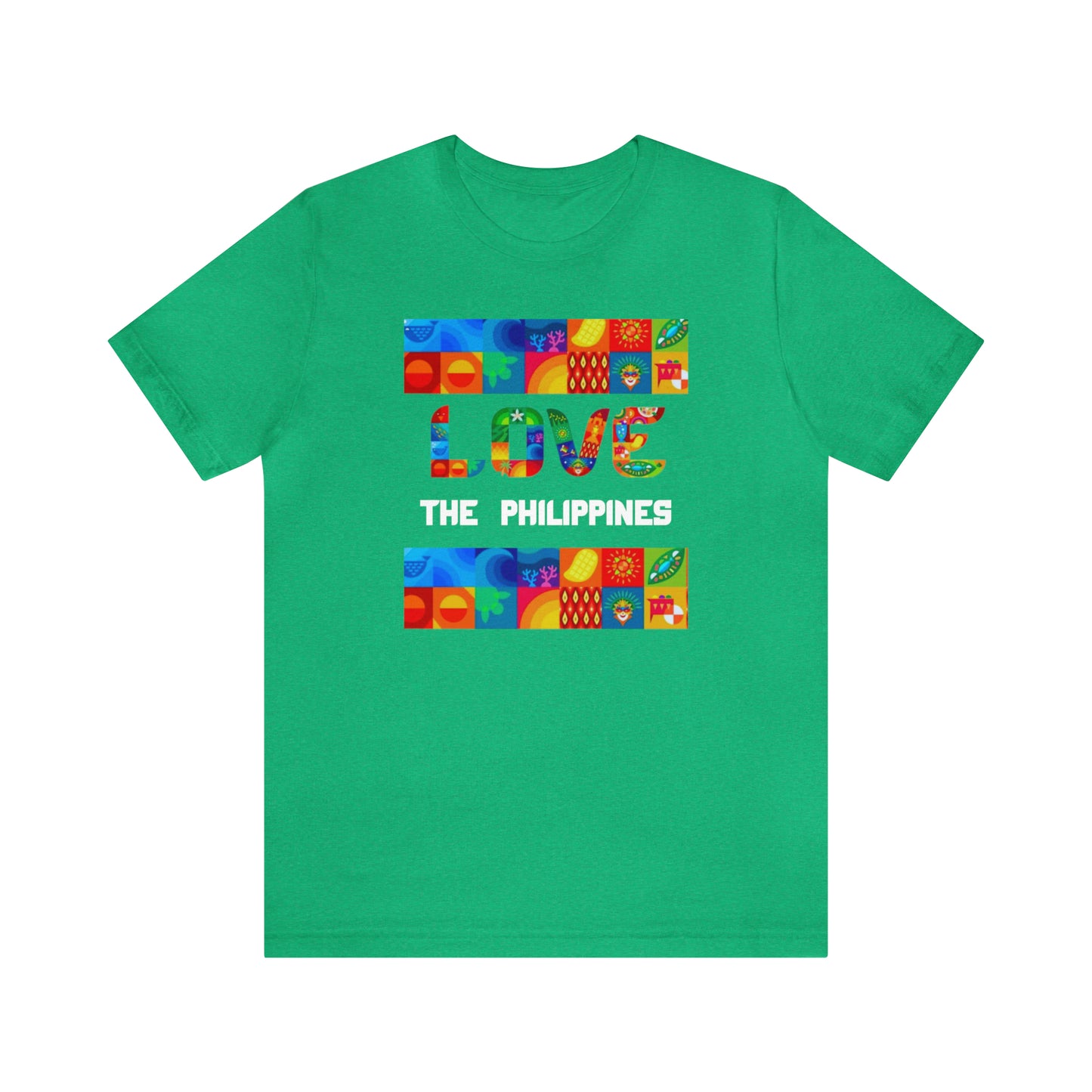 Love the Philippines Shirt , Filipino Shirt, Pinoy Shirt, Philippine Apparel