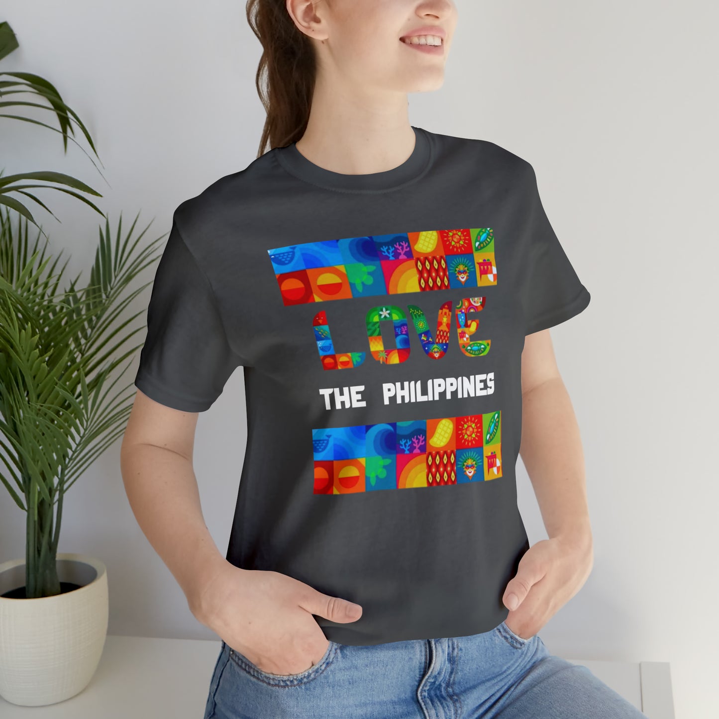 Love the Philippines Shirt , Filipino Shirt, Pinoy Shirt, Philippine Apparel