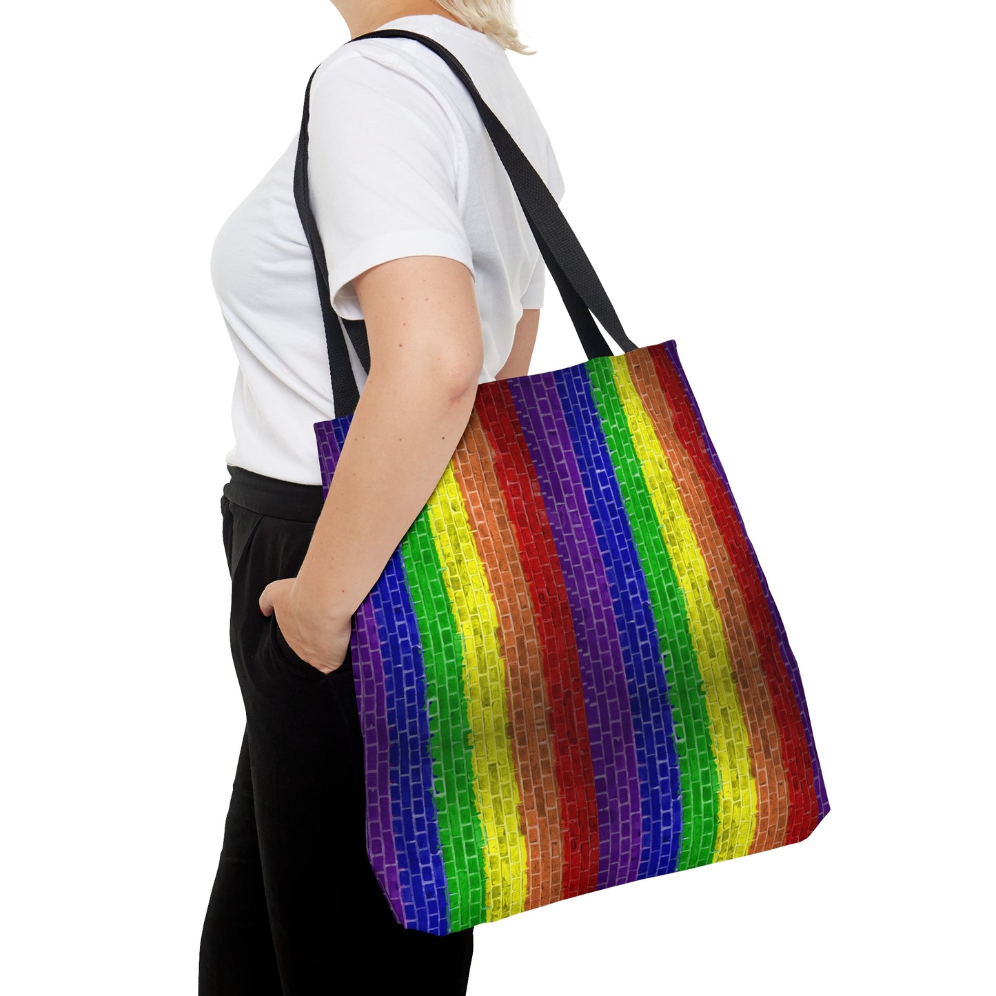Pride LGBT Rainbow Tote Bag | Rainbow Flag LGBT Bag Crisply Printed