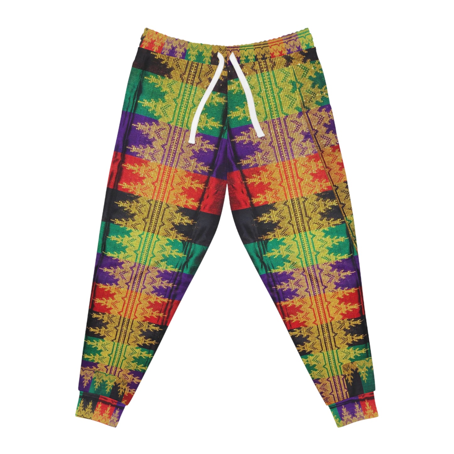Philippine Batik Inspired crisply PRINTED Athletic Joggers | Multi Cultural Filipino Clothing | Philippine Independence Day Attire.