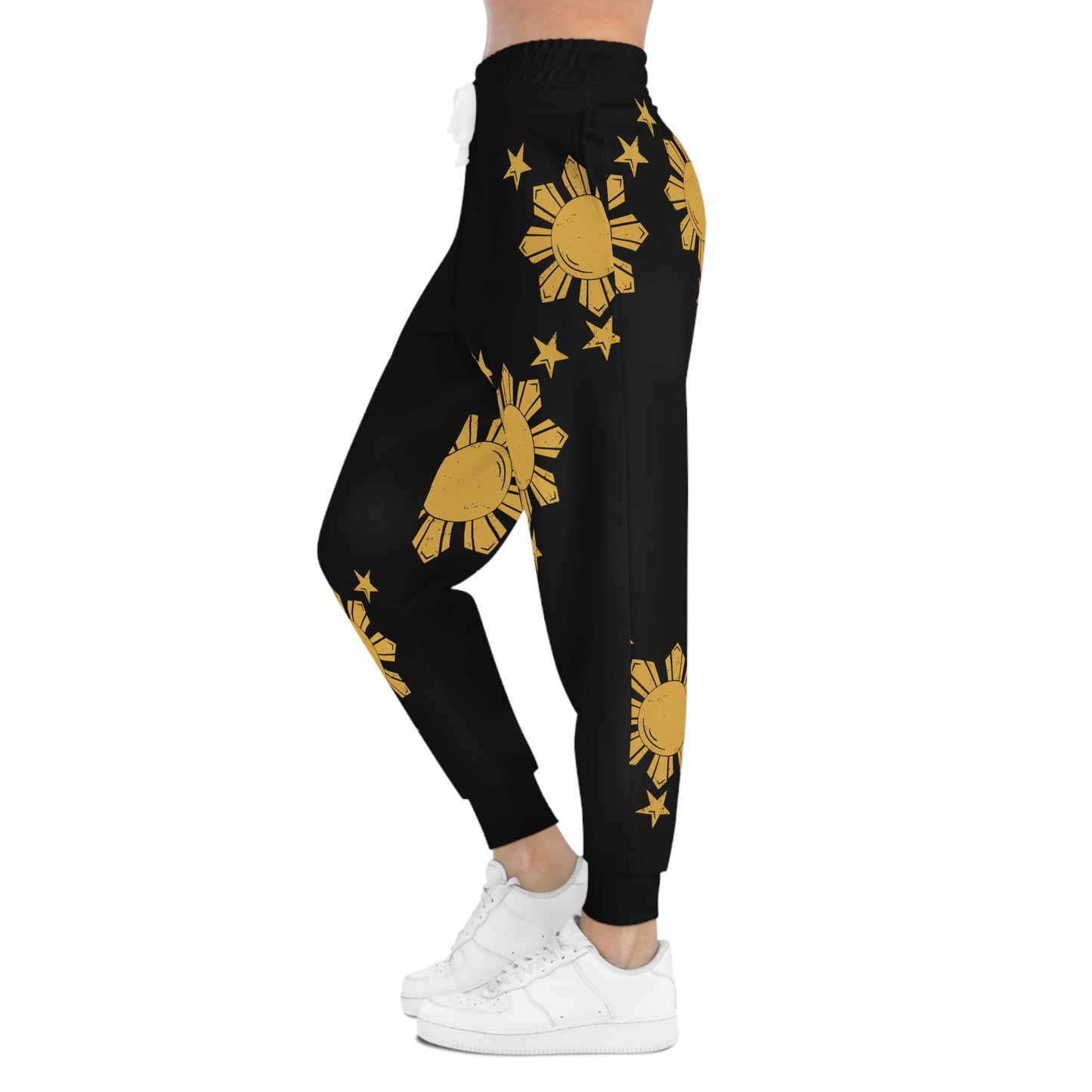 Philippines Filipino Sun & Star Athletic Joggers | Multi Cultural Filipino Clothing | Philippine Independence Day Attire.