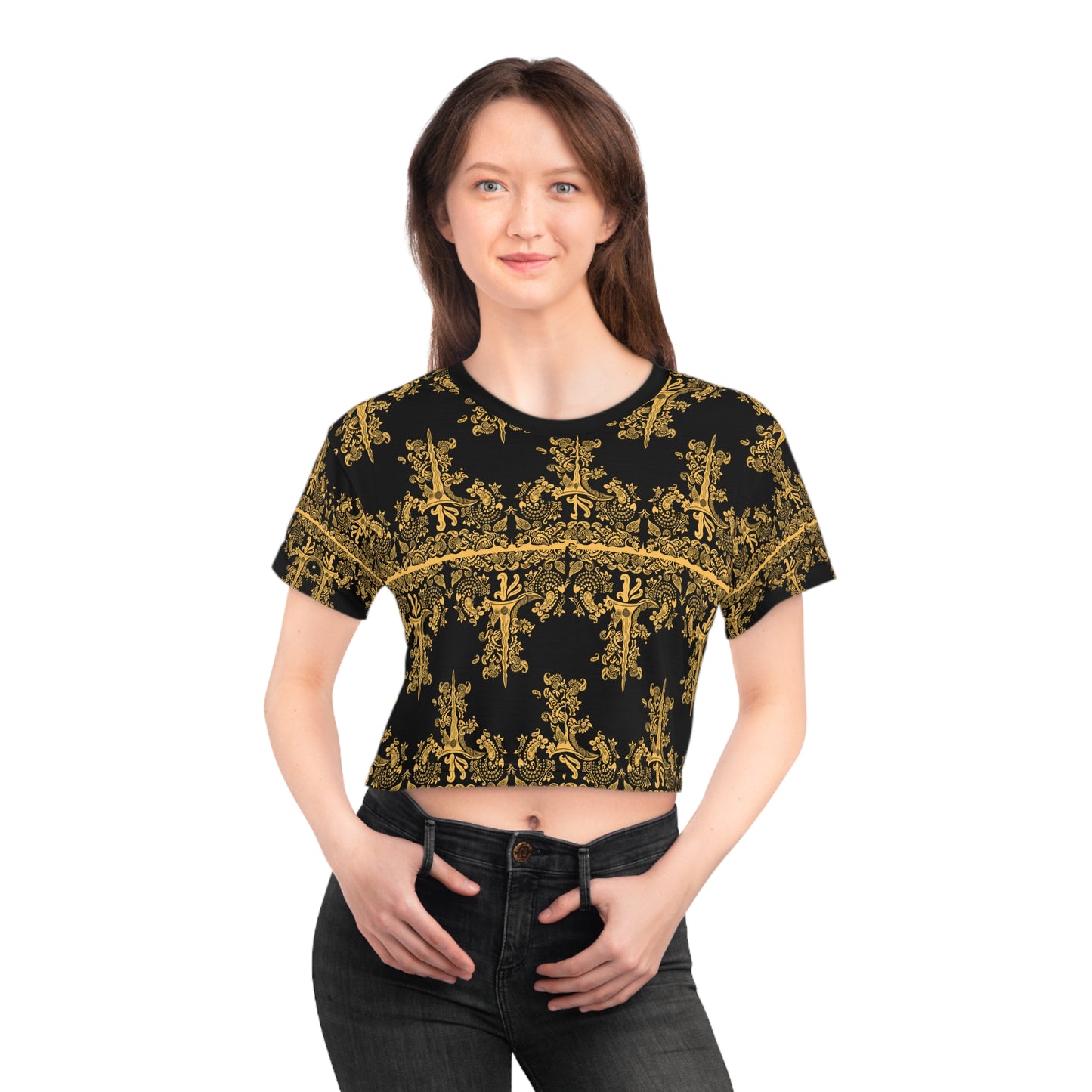 Philippines Filipino Midanao BAtik inspired top tee for ladies. crisply Printed Philippine Womens Shirt