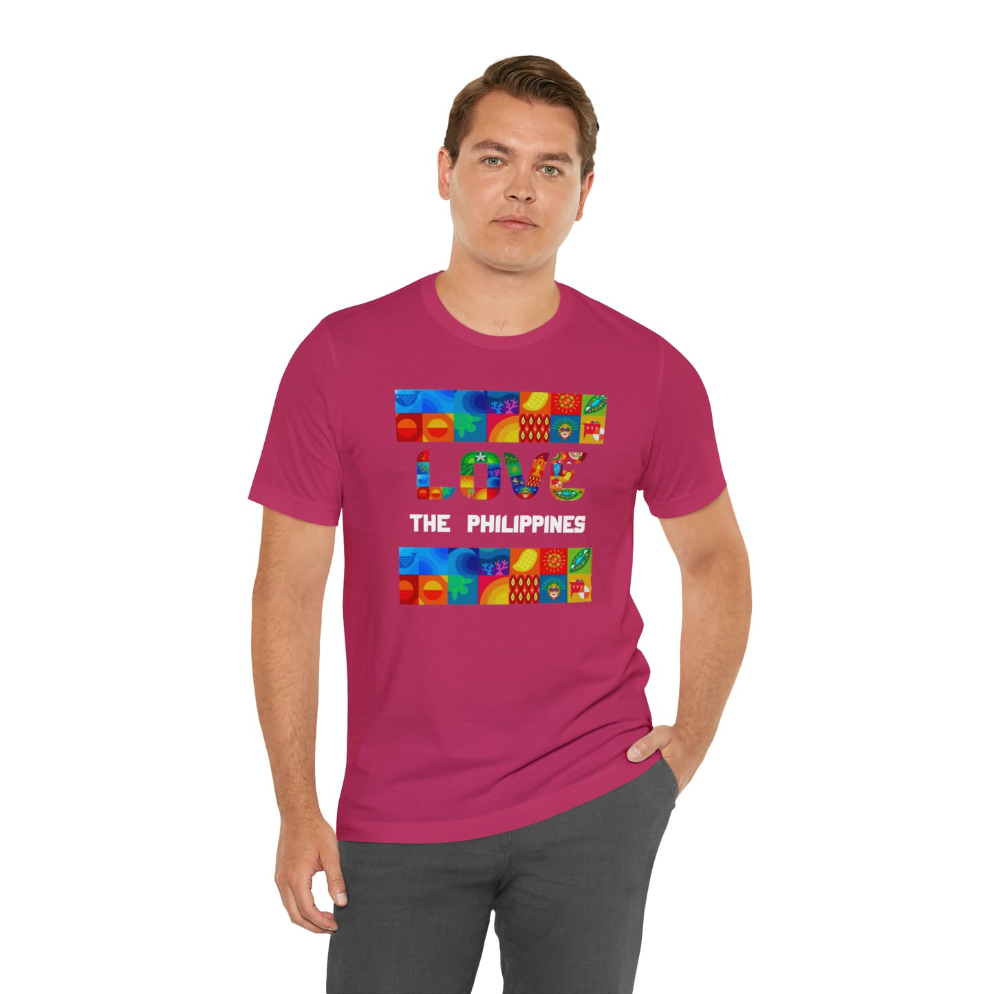 Love the Philippines Shirt , Filipino Shirt, Pinoy Shirt, Philippine Apparel