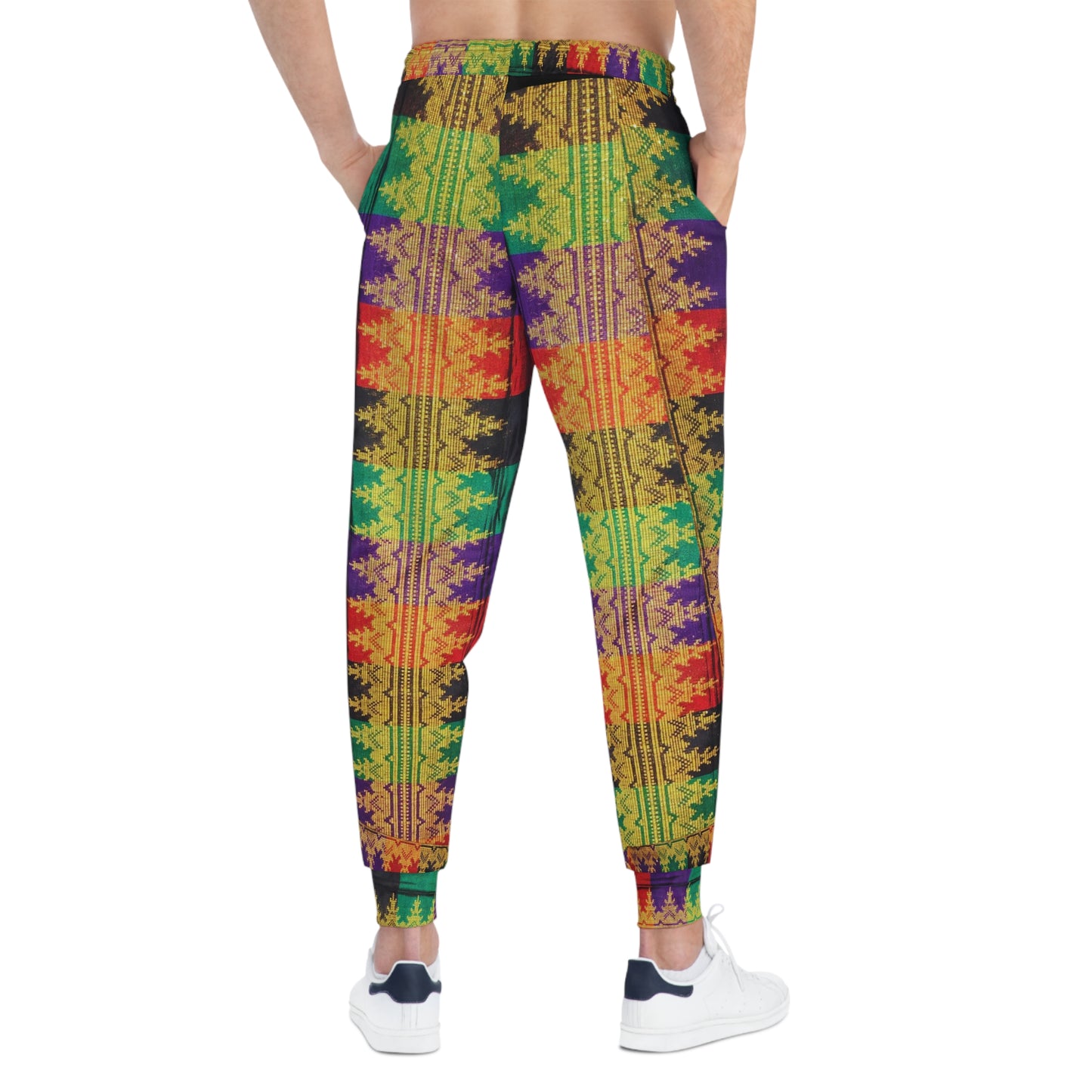Philippine Batik Inspired crisply PRINTED Athletic Joggers | Multi Cultural Filipino Clothing | Philippine Independence Day Attire.