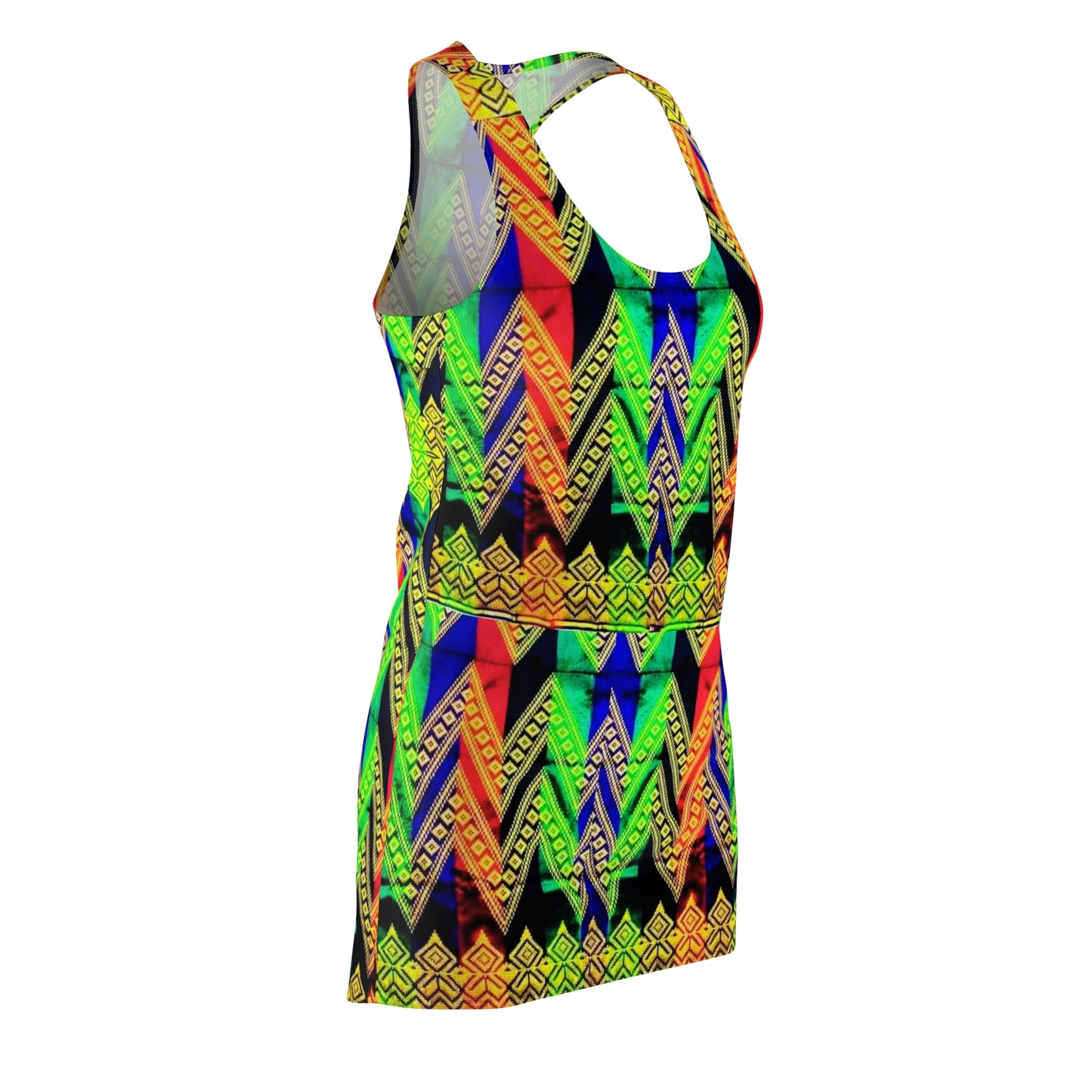 Philippines Batik Inspired multi colored2 theme Racerback Dress | Filipino Multi Cultural dress | Phil Independence day Celebration