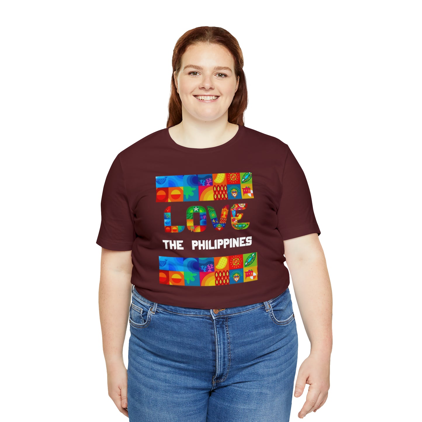 Love the Philippines Shirt , Filipino Shirt, Pinoy Shirt, Philippine Apparel