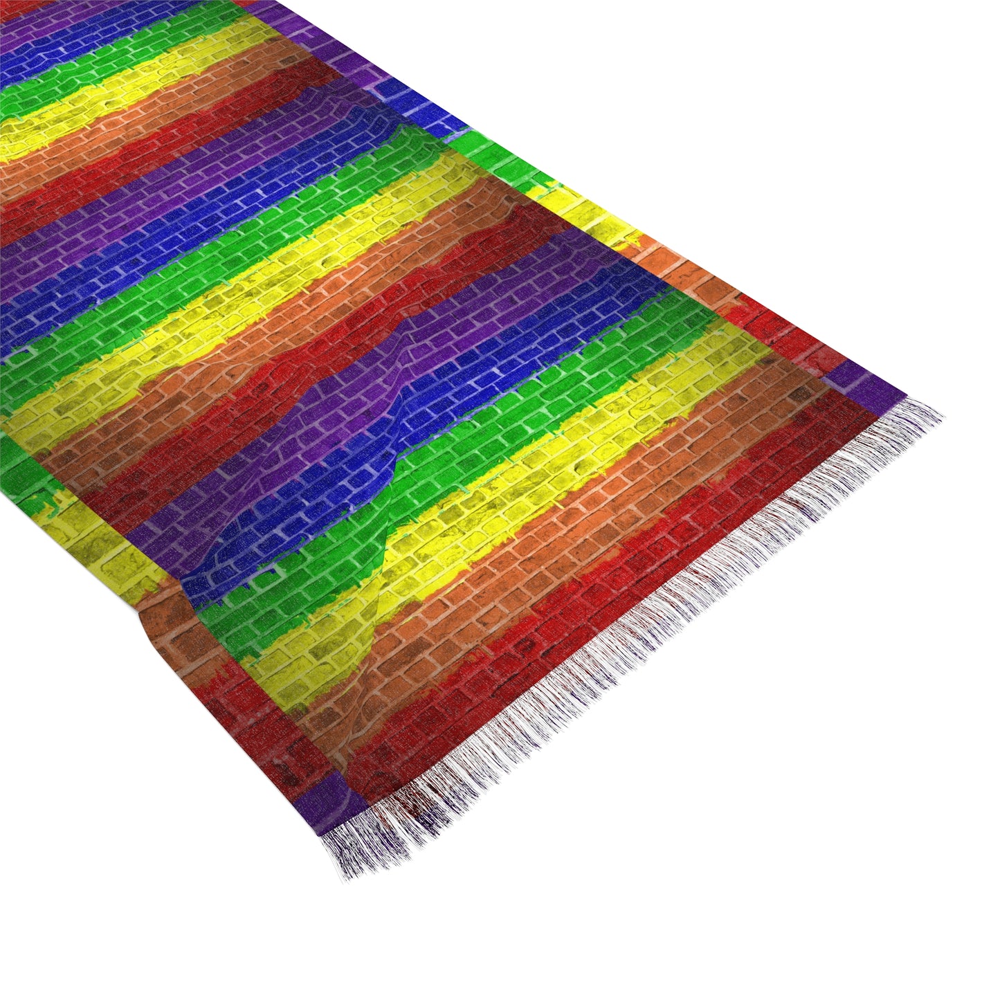 Rainbow Pride LGBT Light Scarf | Rainbow Color Scarf | Crisply printed Scarf | Summer Scarf